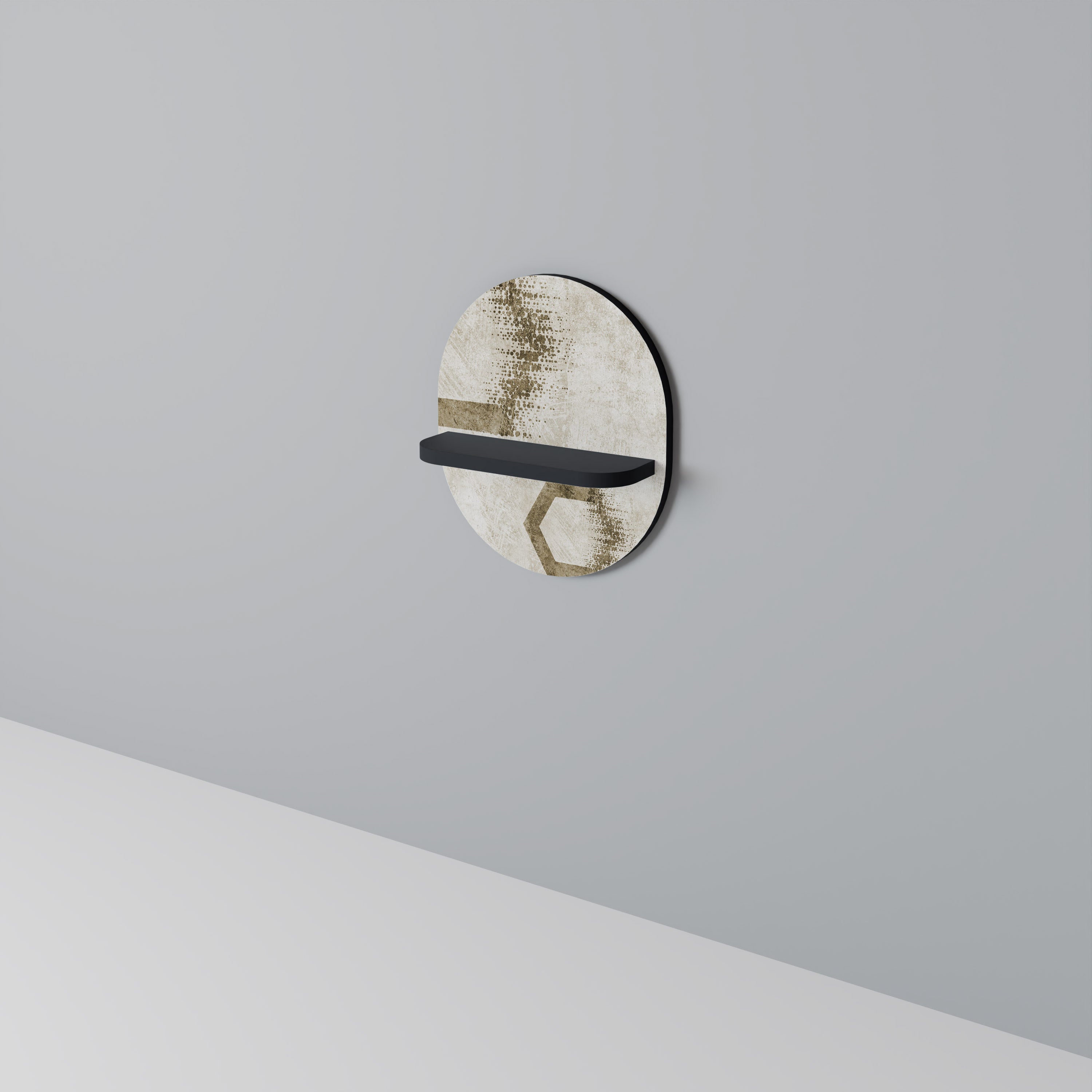 HEXAGONAL SHAPES Art Shelf