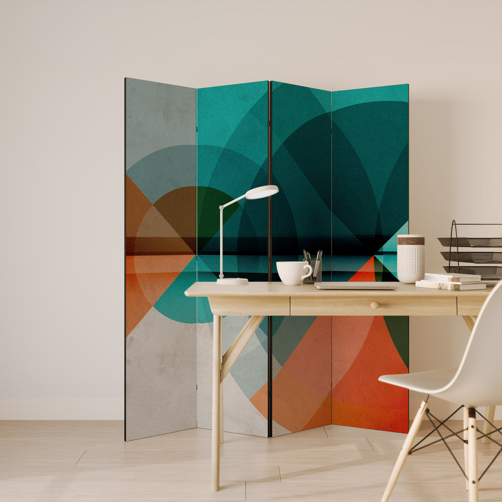 CIRCULAR RHAPSODY 4dílný paraván