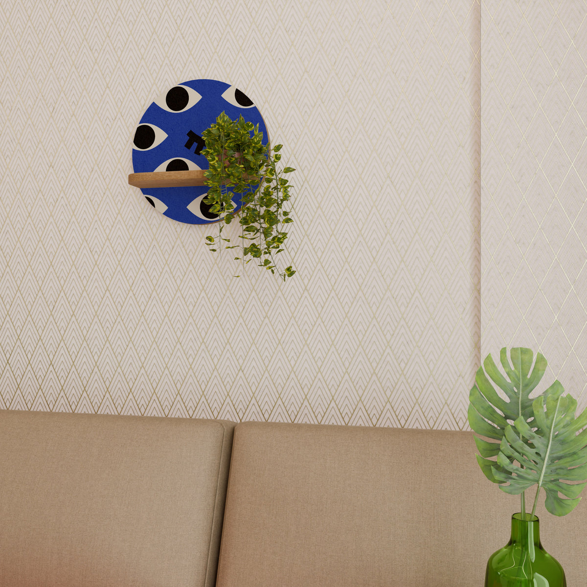 GEOMETRIC EYES Designová police