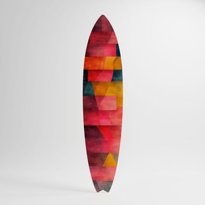 COLORFUL SOUNDS Dekorativní panel ve tvaru surfu