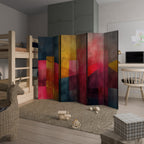 COLORFUL SOUNDS 6-Panel Room Divider