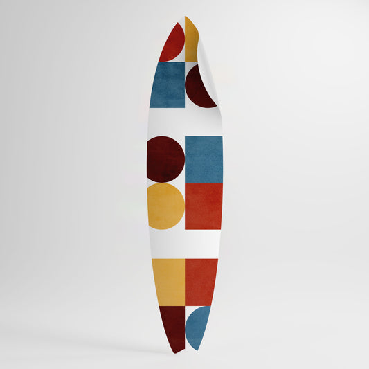 GEOMETRIC PUZZLE Samolepka ve tvaru surfu