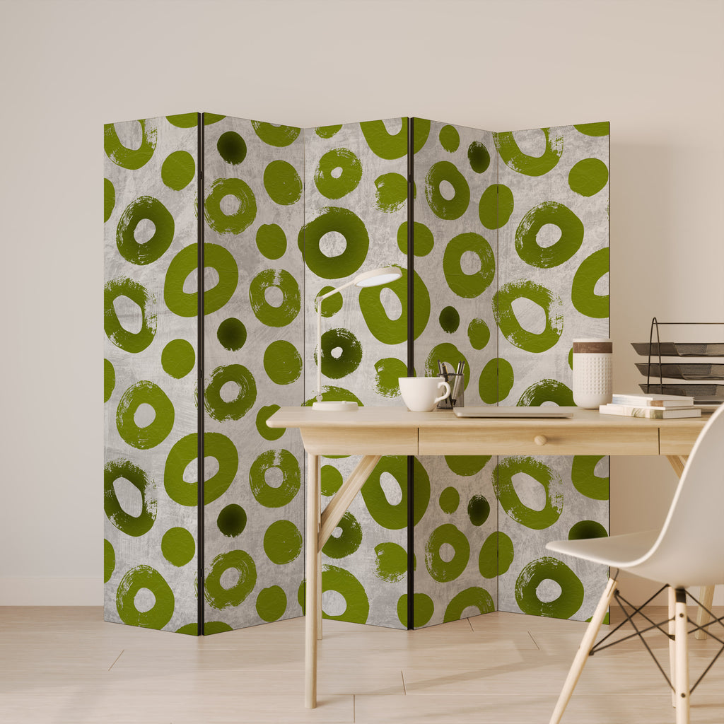 GREEN RHAPSODY 5dílný paraván