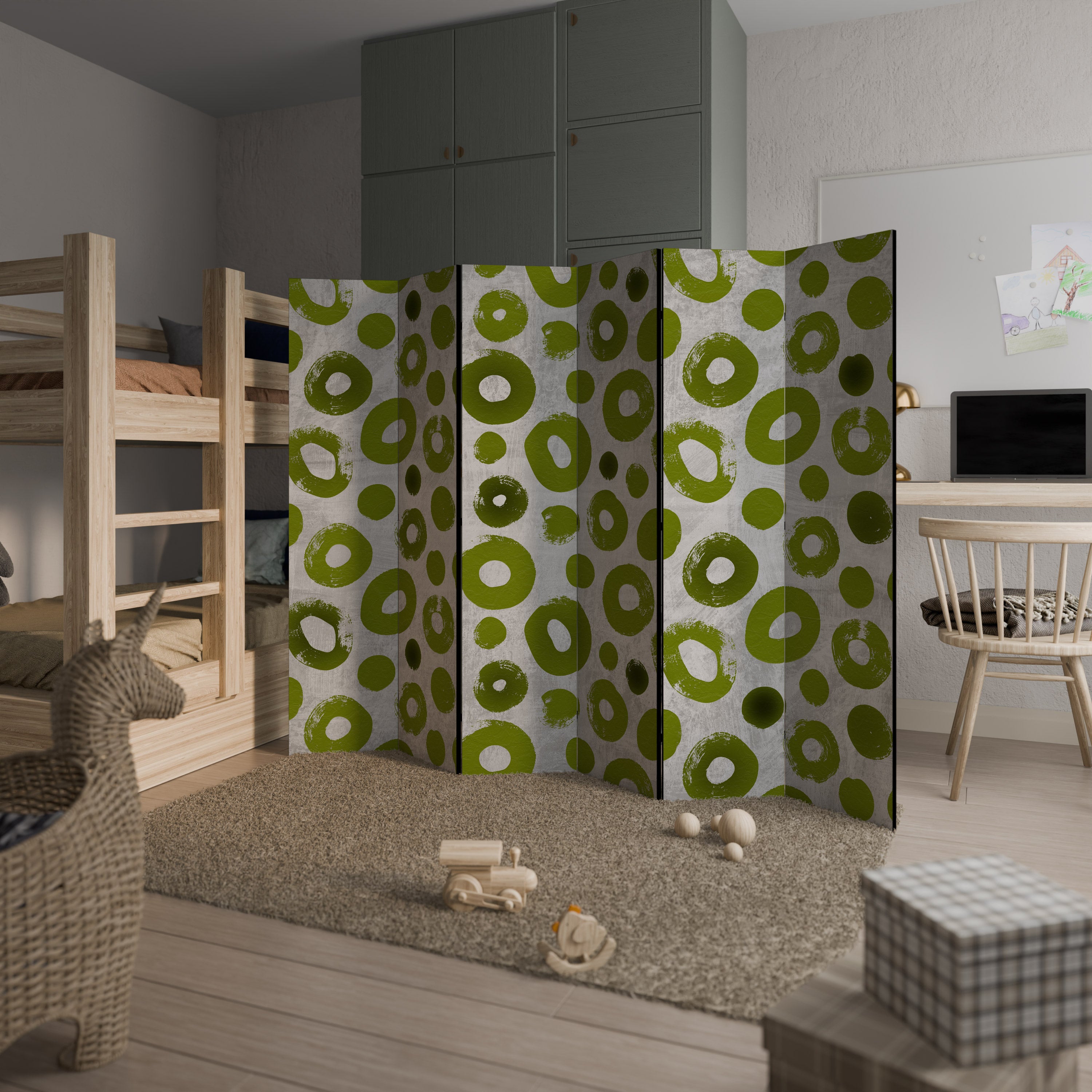 GREEN RHAPSODY 6-Panel Room Divider