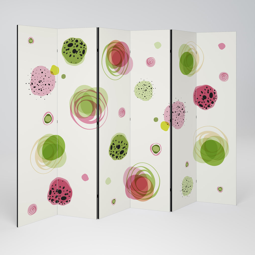 COLORFUL COSMOS 6-Panel Room Divider