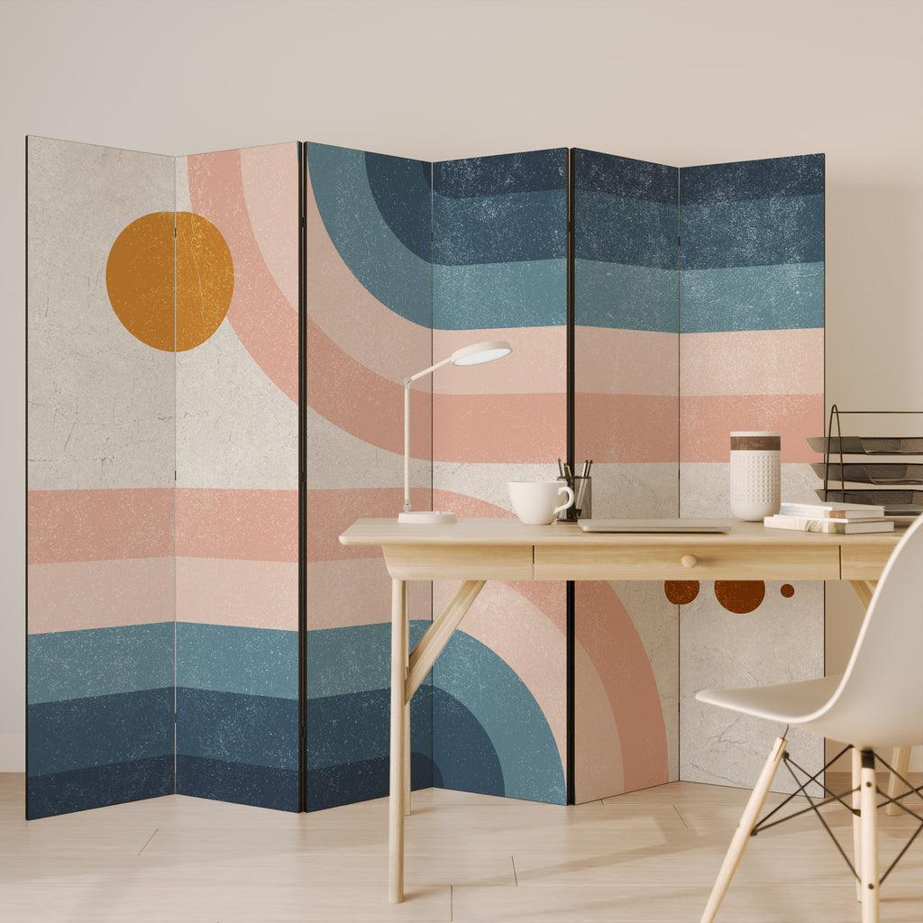 TWO HALVES 6-Panel Room Divider