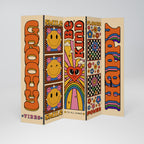 GROOVY POSTERS 5dílný paraván