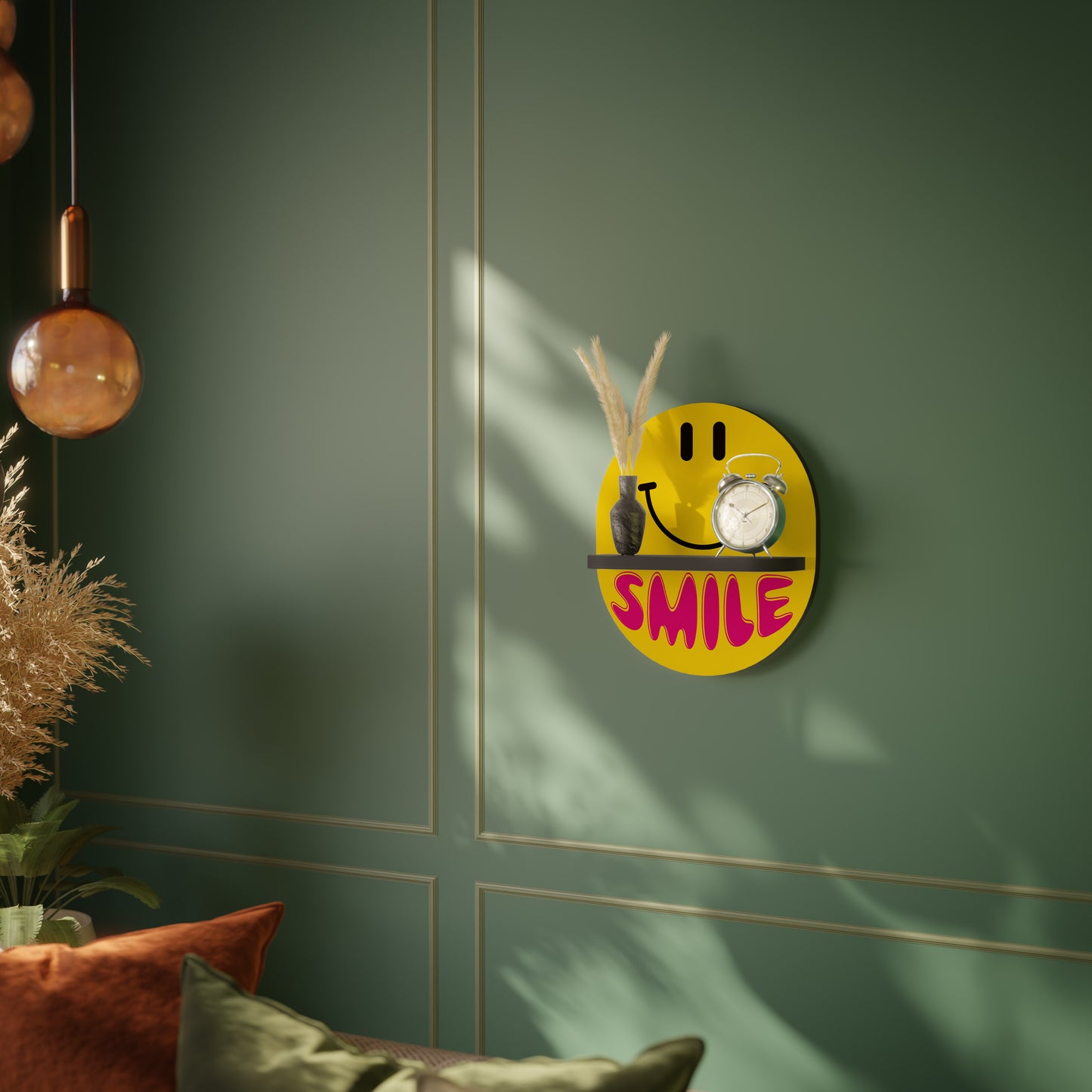 KEEP SMILING Designová police