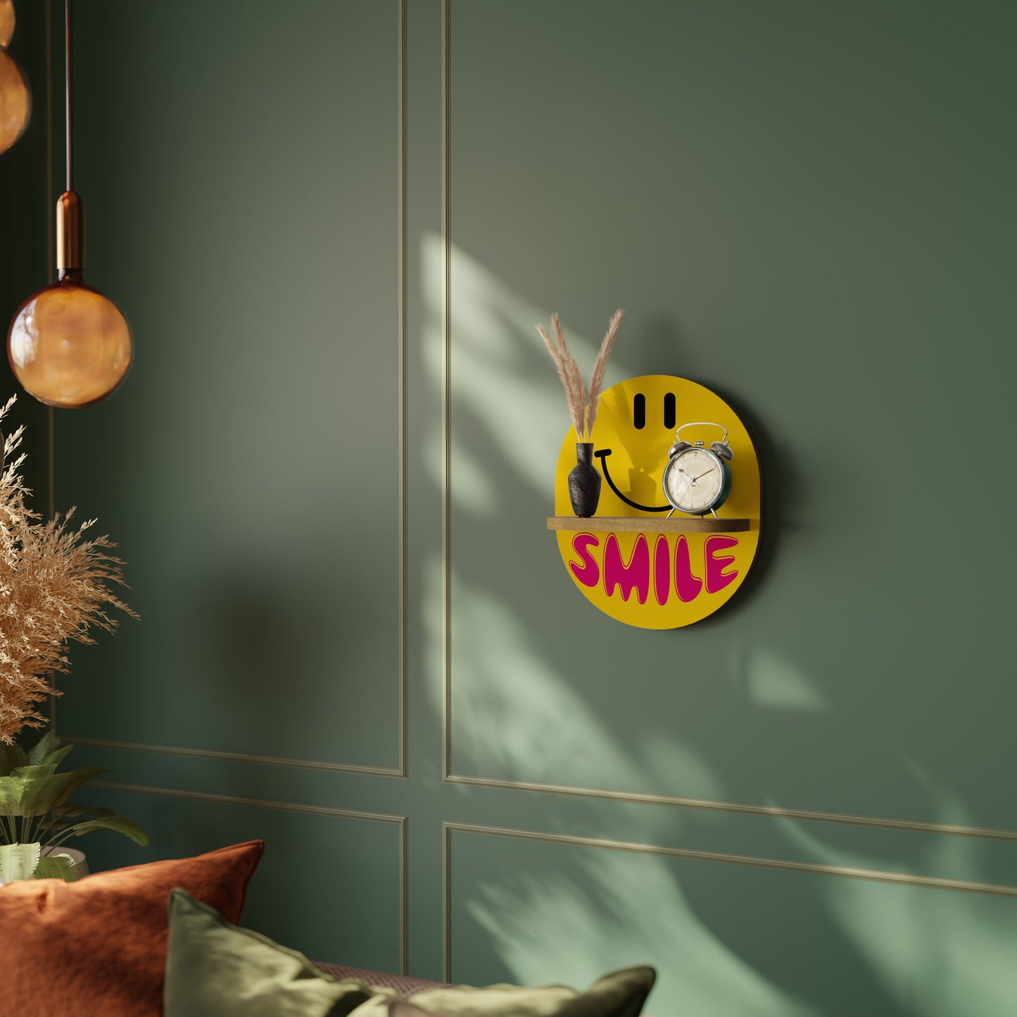 KEEP SMILING Designová police