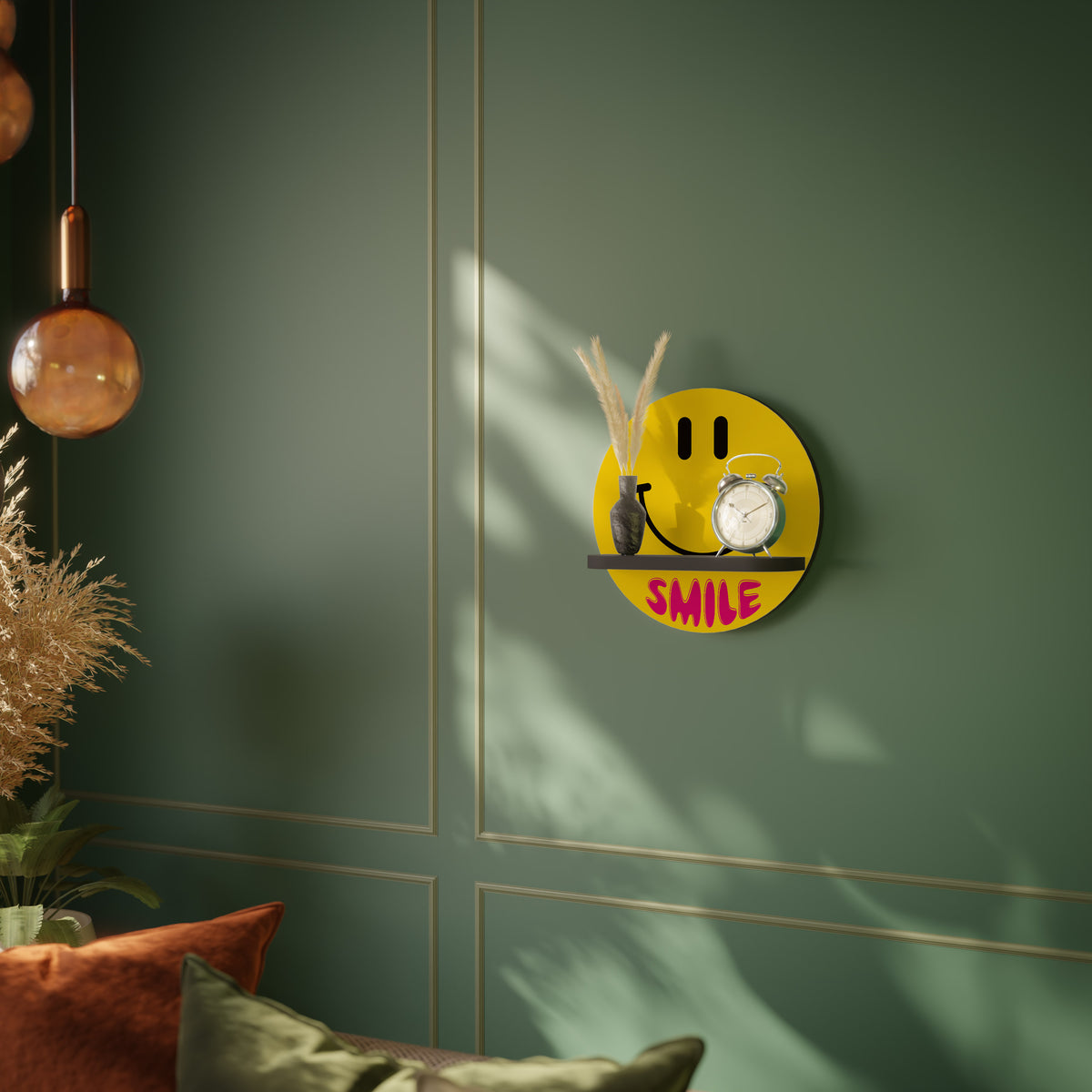 KEEP SMILING Designová police