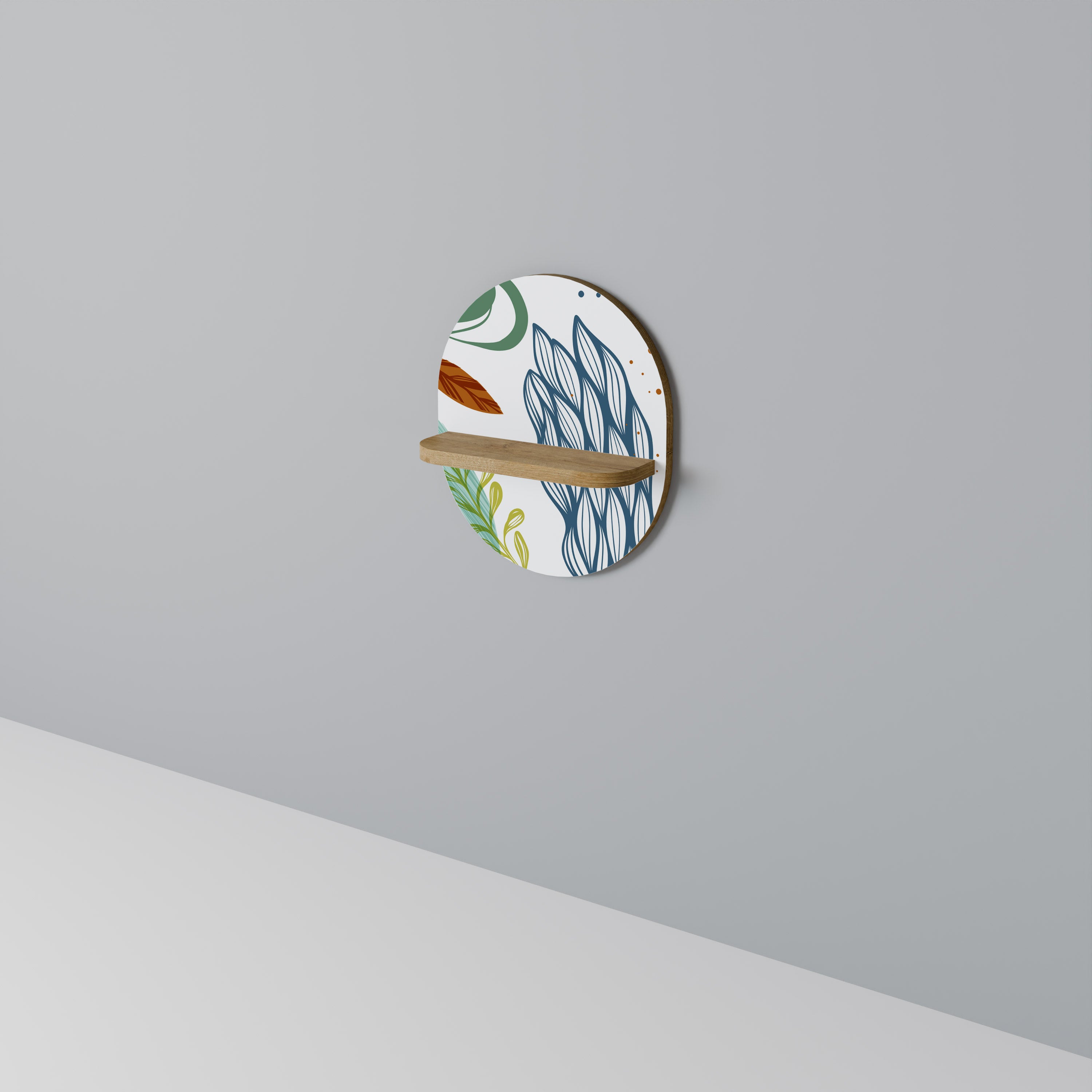 BOTANICAL HURRICANE Art Shelf