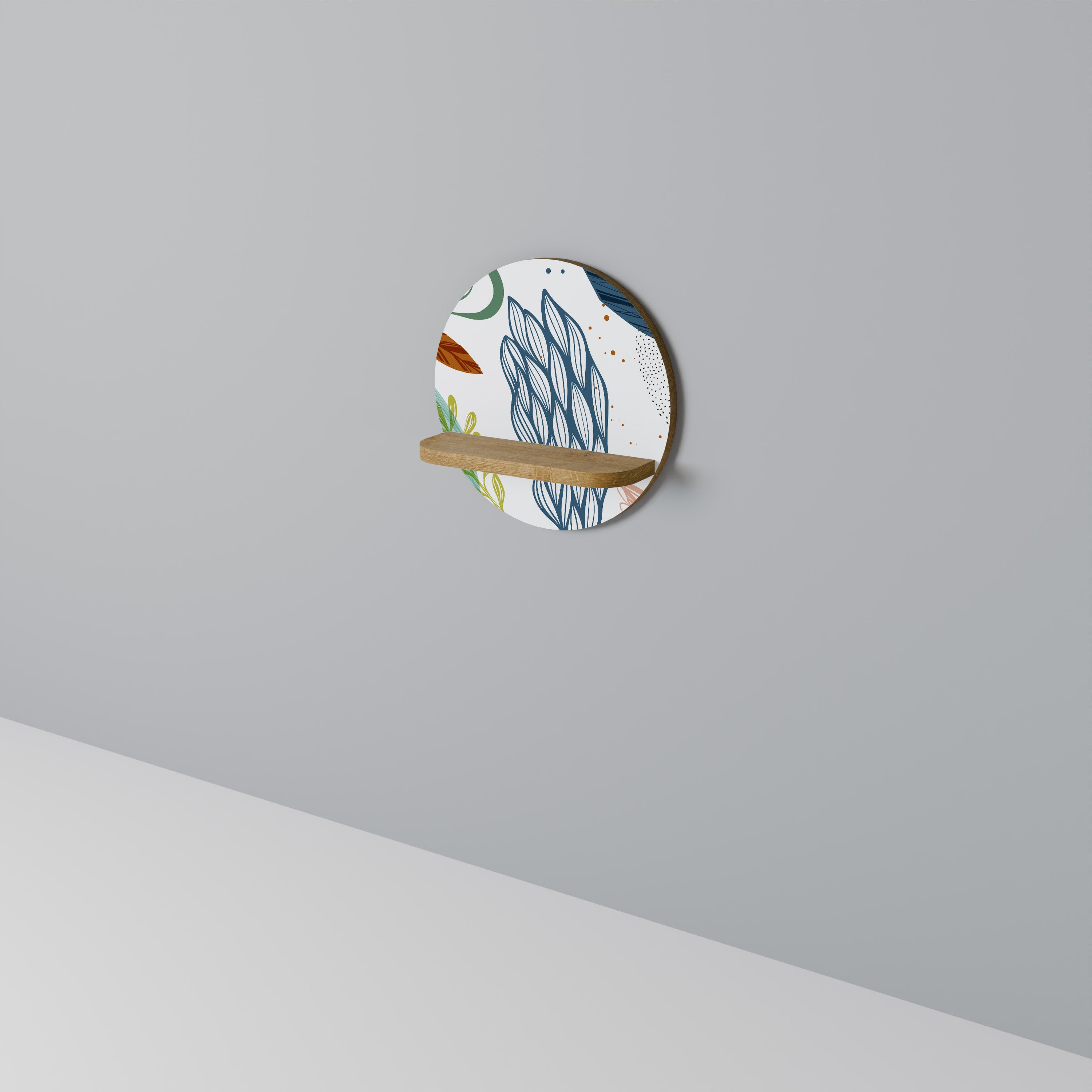 BOTANICAL HURRICANE Art Shelf