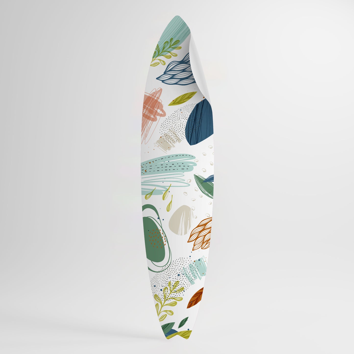 BOTANICAL HURRICANE Samolepka ve tvaru surfu