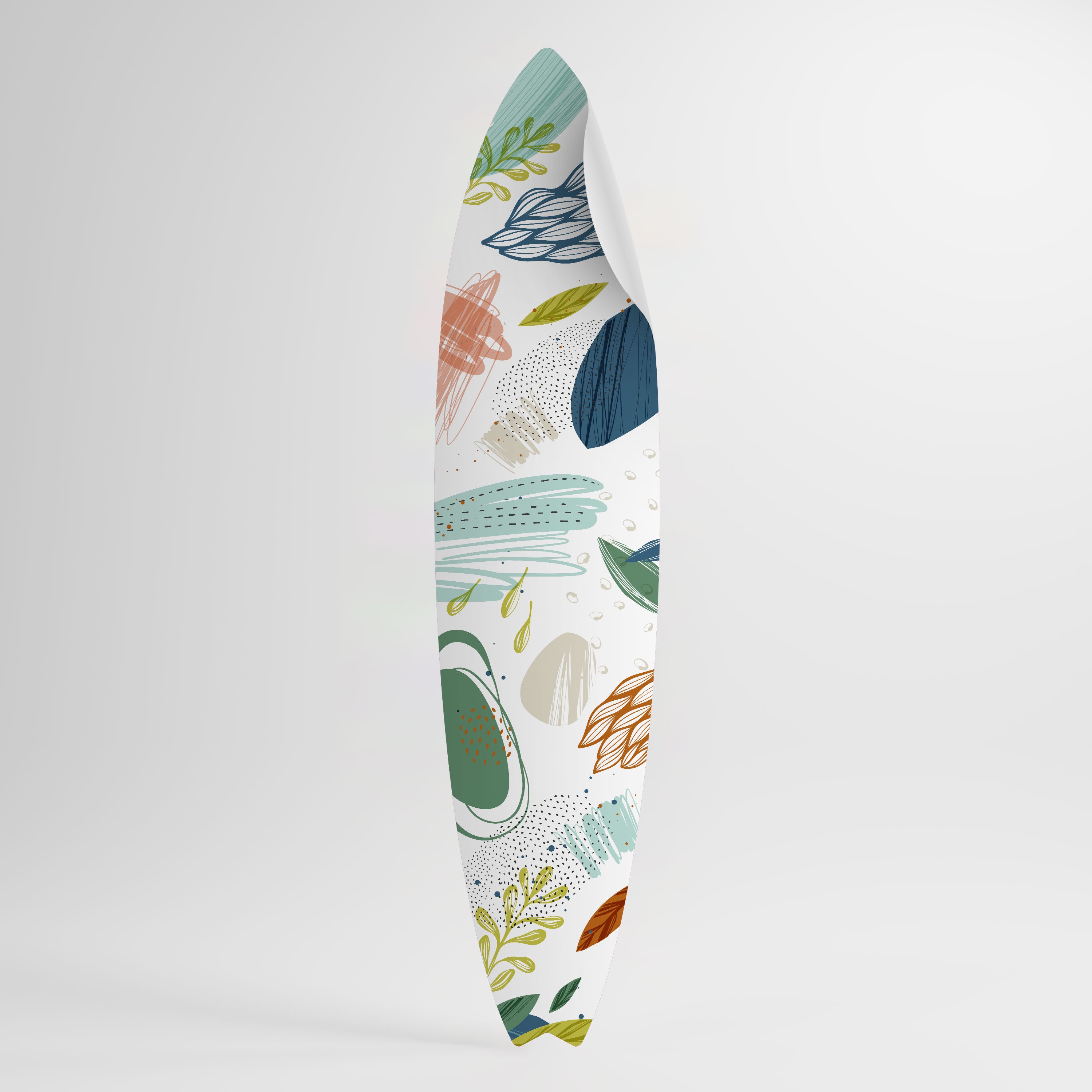 BOTANICAL HURRICANE Samolepka ve tvaru surfu