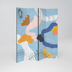 DREAMY SWIRLS 4dílný paraván