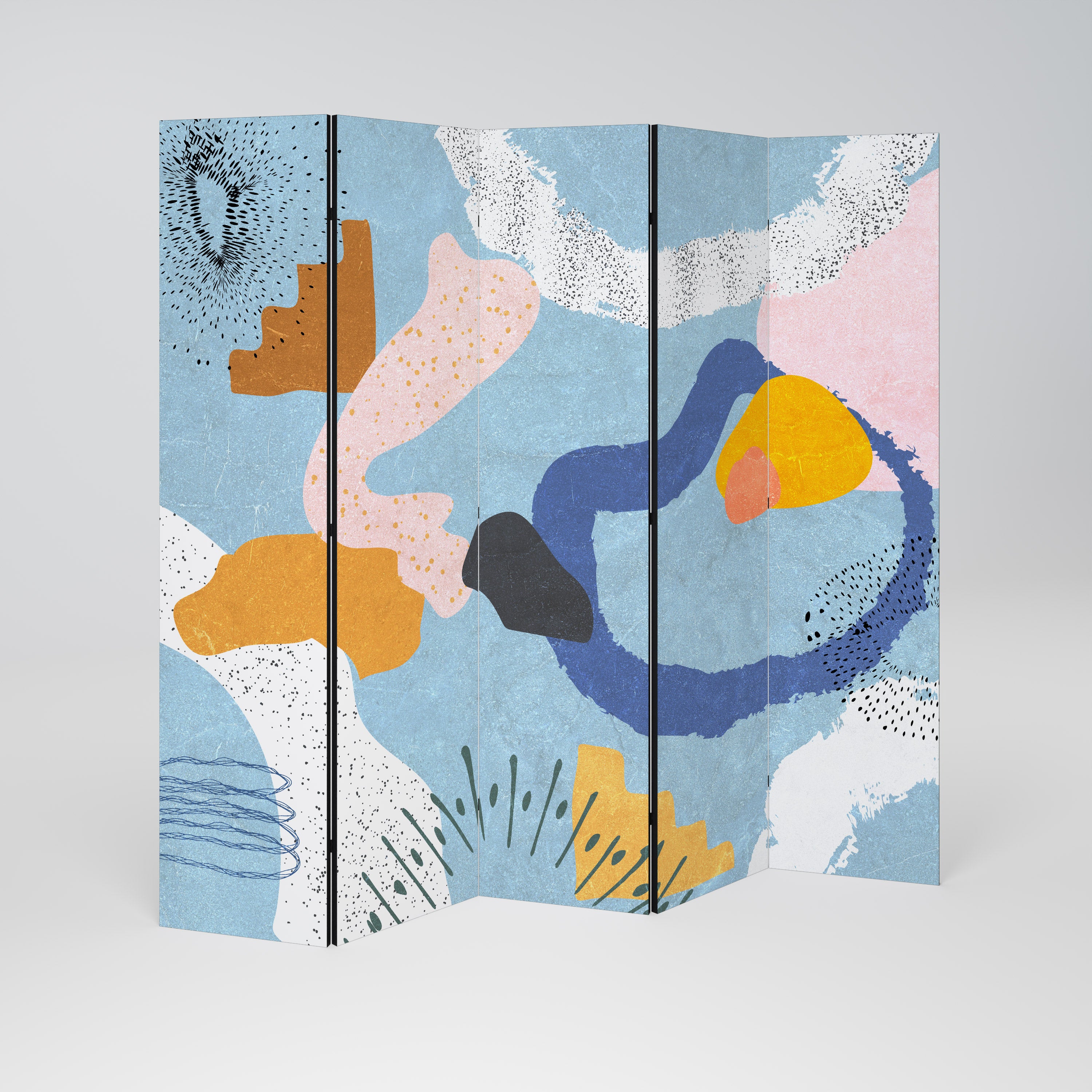 DREAMY SWIRLS 5dílný paraván