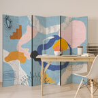 DREAMY SWIRLS 6-Panel Room Divider