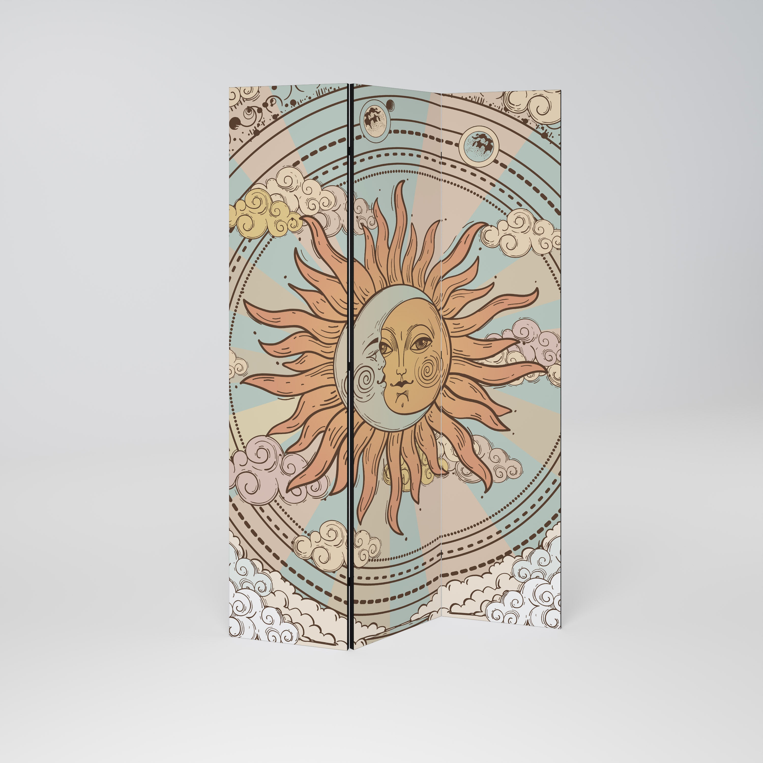 MYSTICAL STRUCTURE 3-Panel Room Divider