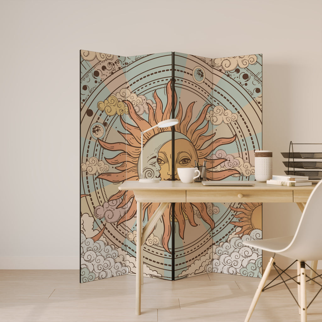 MYSTICAL STRUCTURE 4dílný paraván