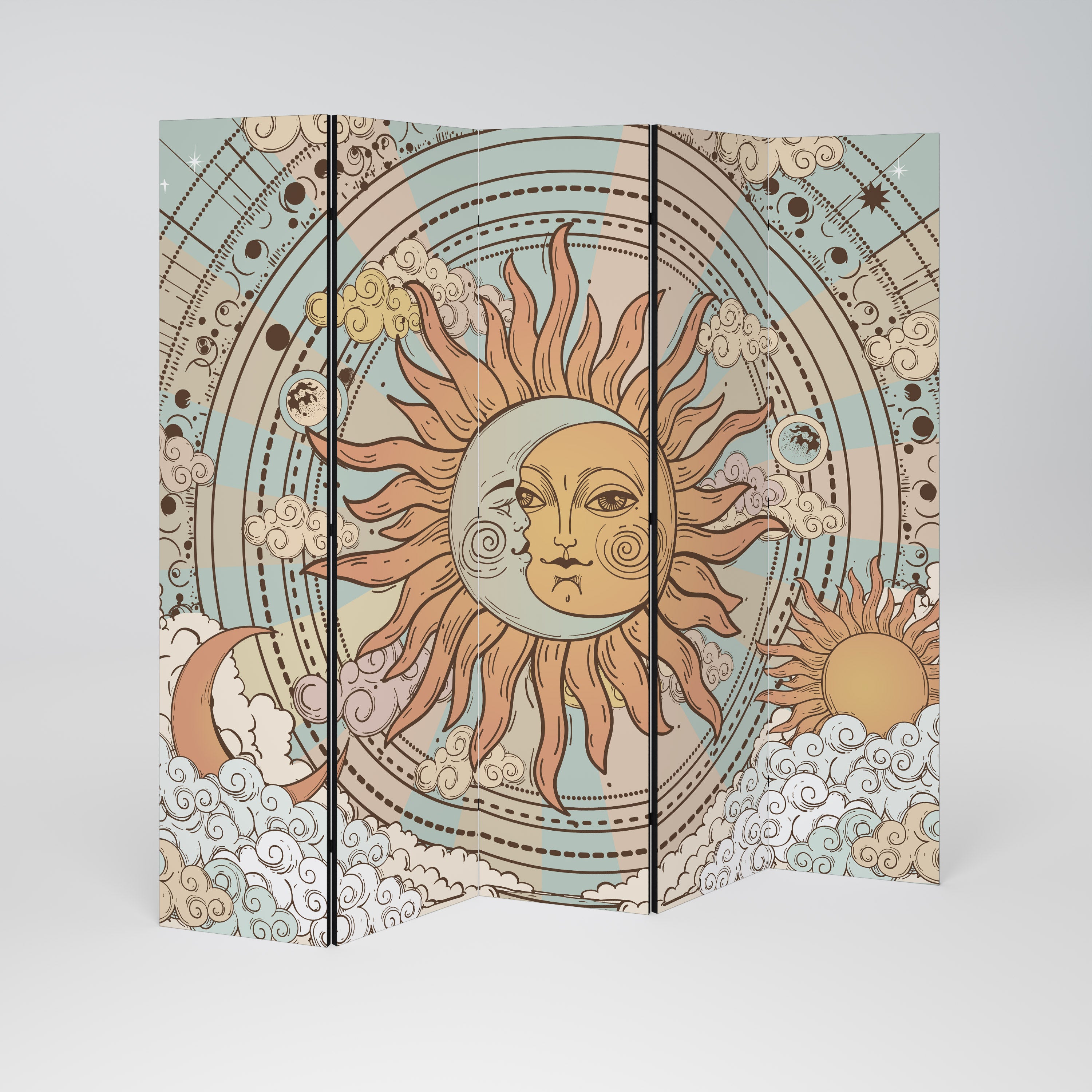 MYSTICAL STRUCTURE 5dílný paraván