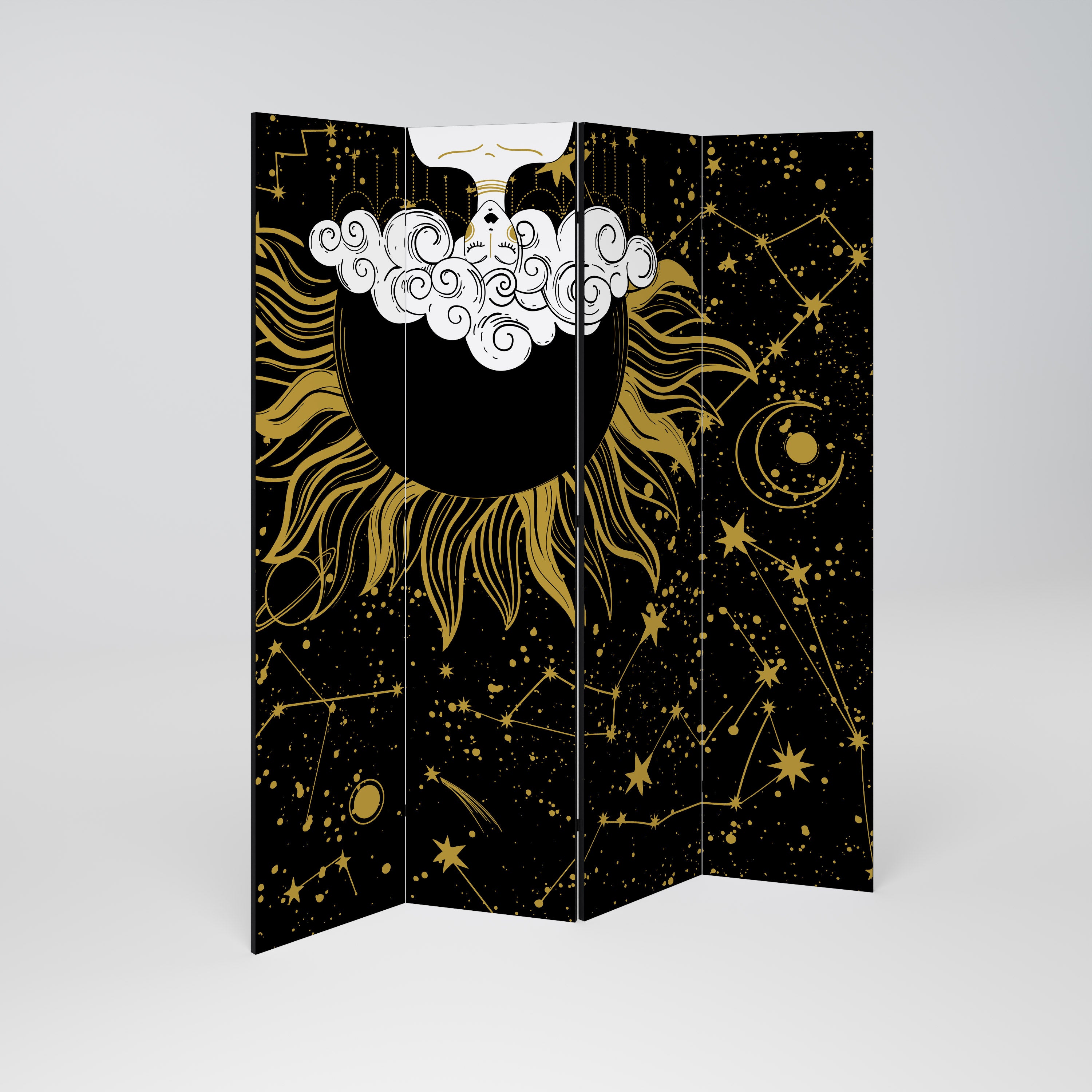 STELLAR CONSTELLATIONS 4dílný paraván