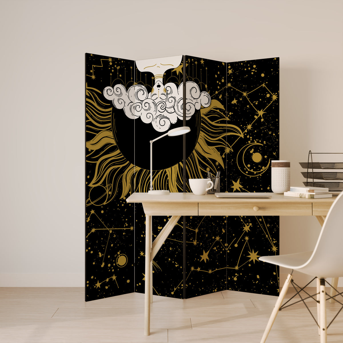 STELLAR CONSTELLATIONS 4dílný paraván