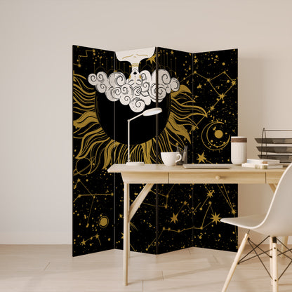 STELLAR CONSTELLATIONS 4dílný paraván