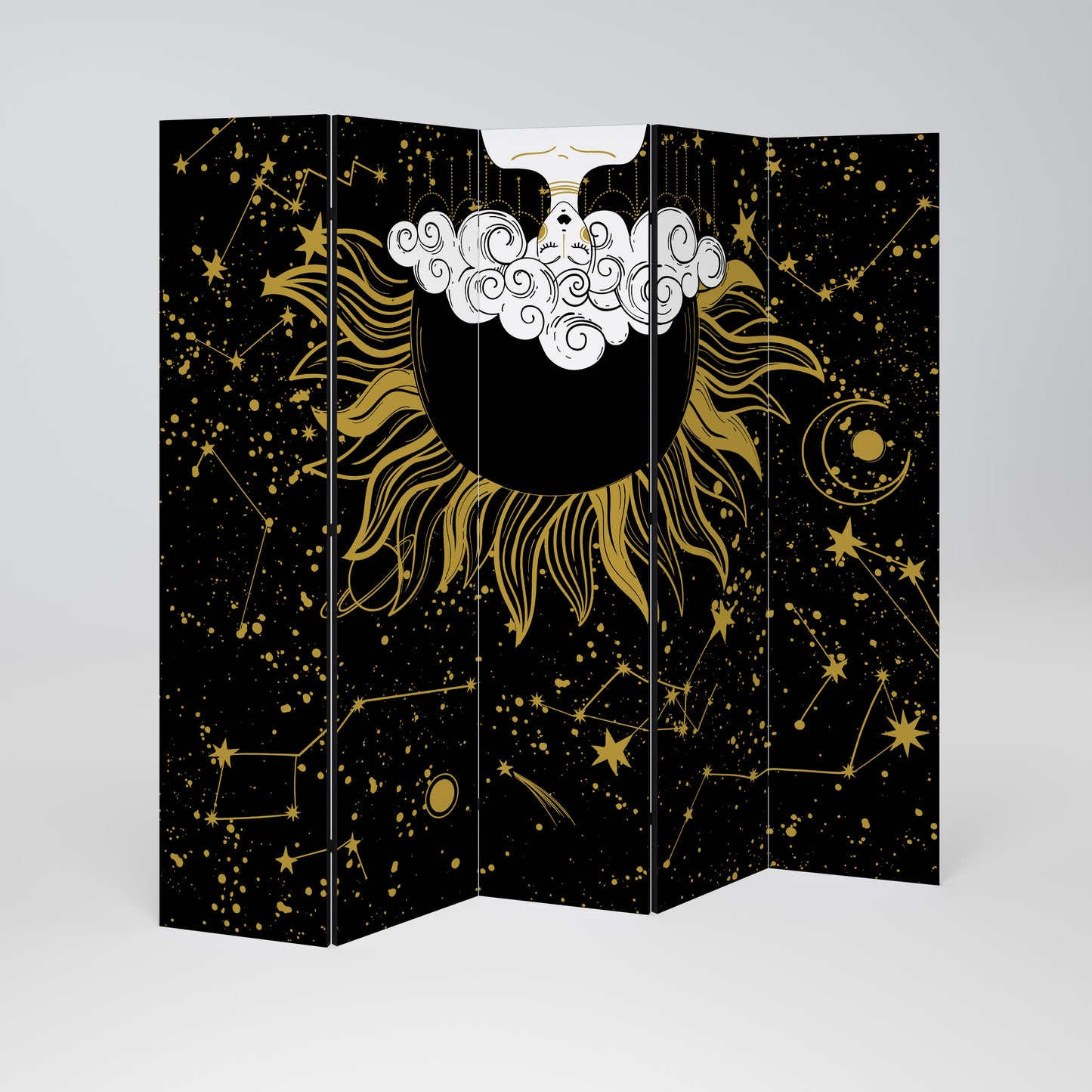 STELLAR CONSTELLATIONS 5dílný paraván