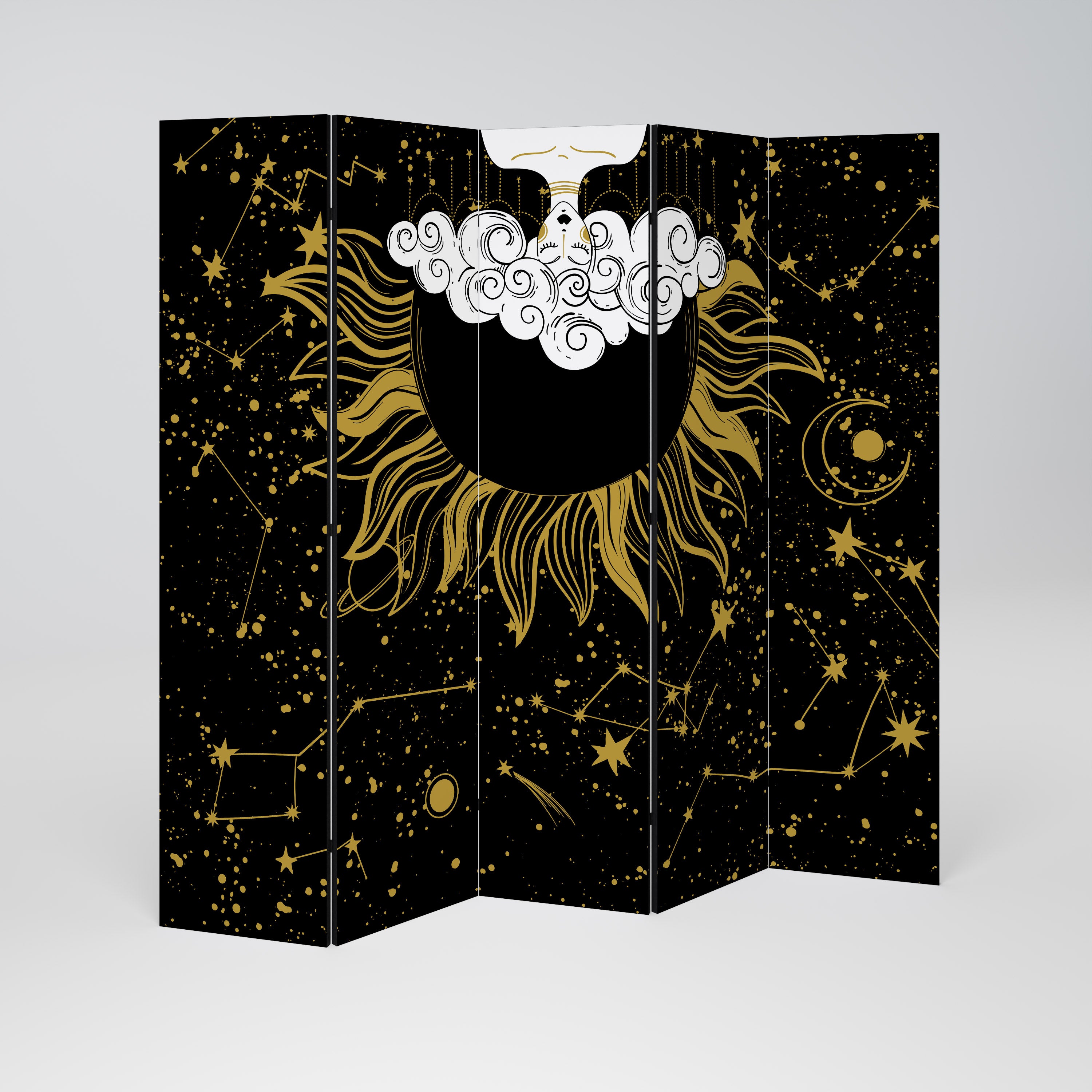 STELLAR CONSTELLATIONS 5dílný paraván
