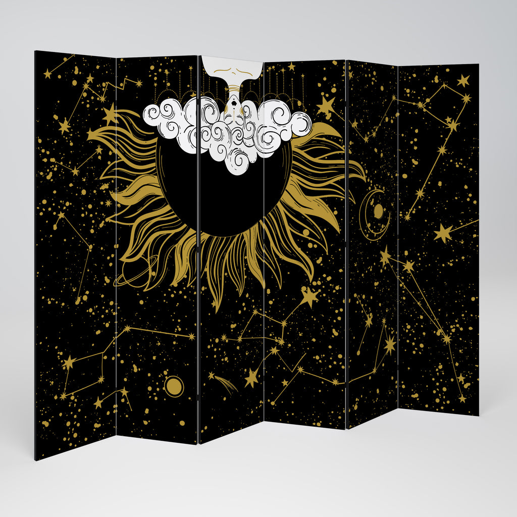 STELLAR CONSTELLATIONS 6-Panel Room Divider