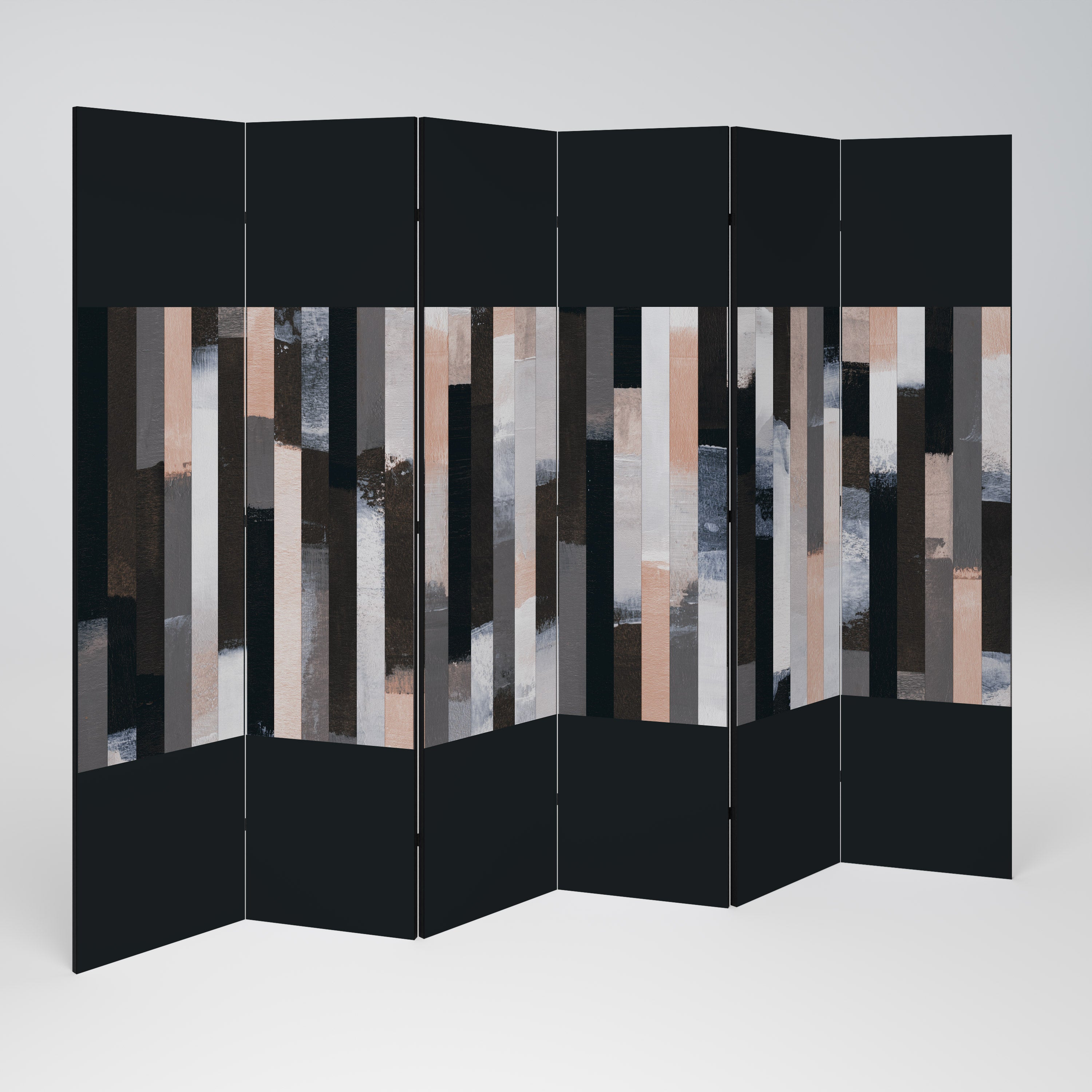 COLLAGE OF RECTANGLES 6dílný paraván