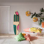 GEOMETRIC RHAPSODY Dekorativní panel ve tvaru surfu