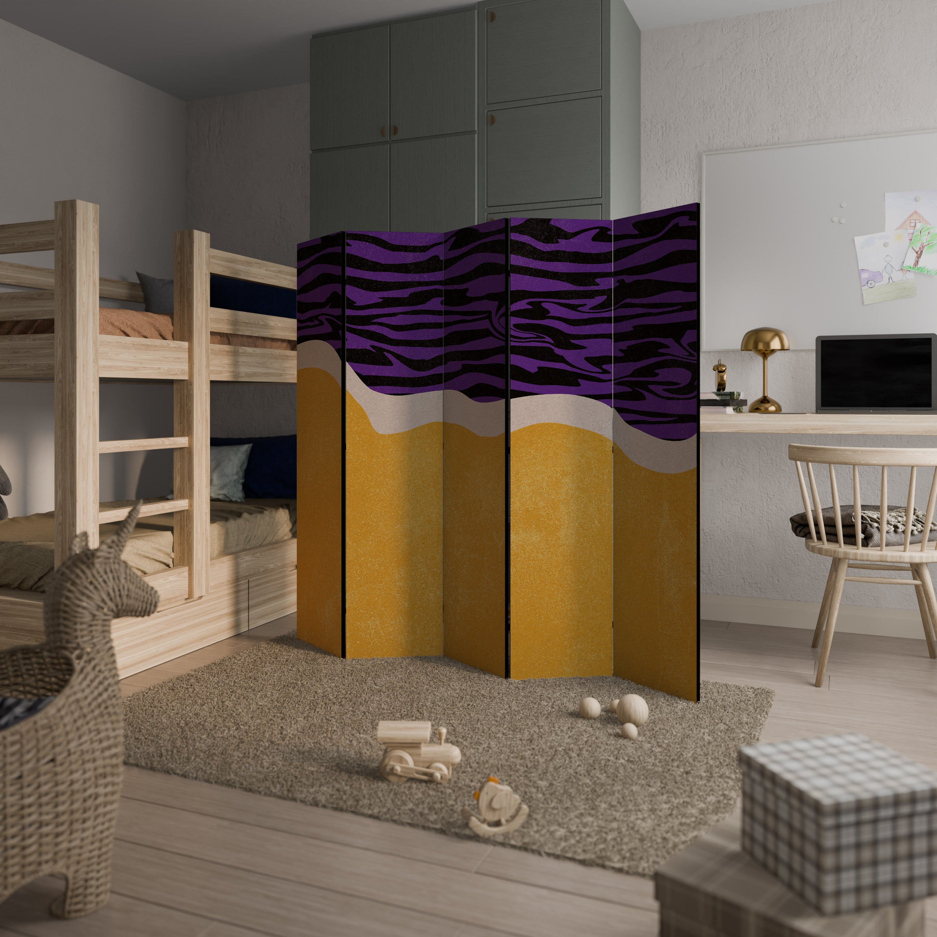 INDEPENDENT BORDER 5-Panel Room Divider