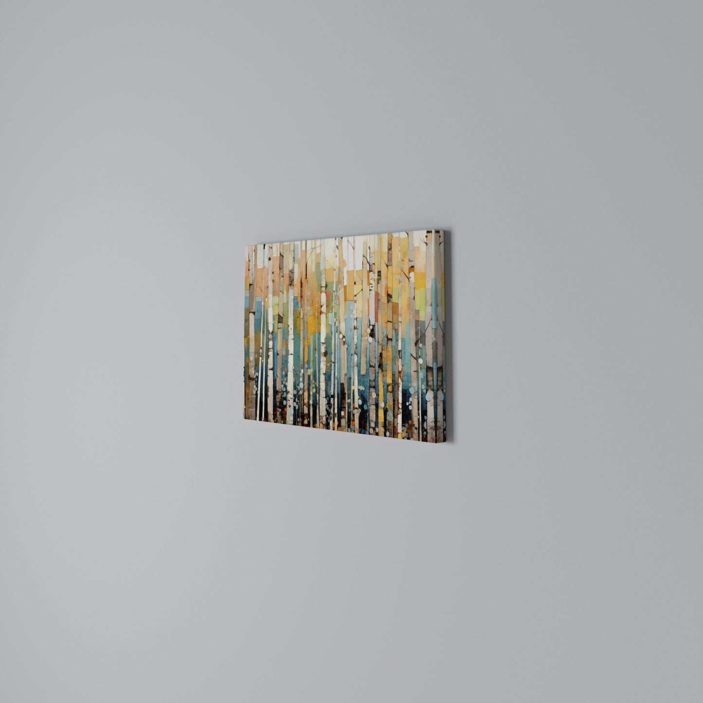 BIRCH KALEIDOSCOPE Horizontal Canvas Print