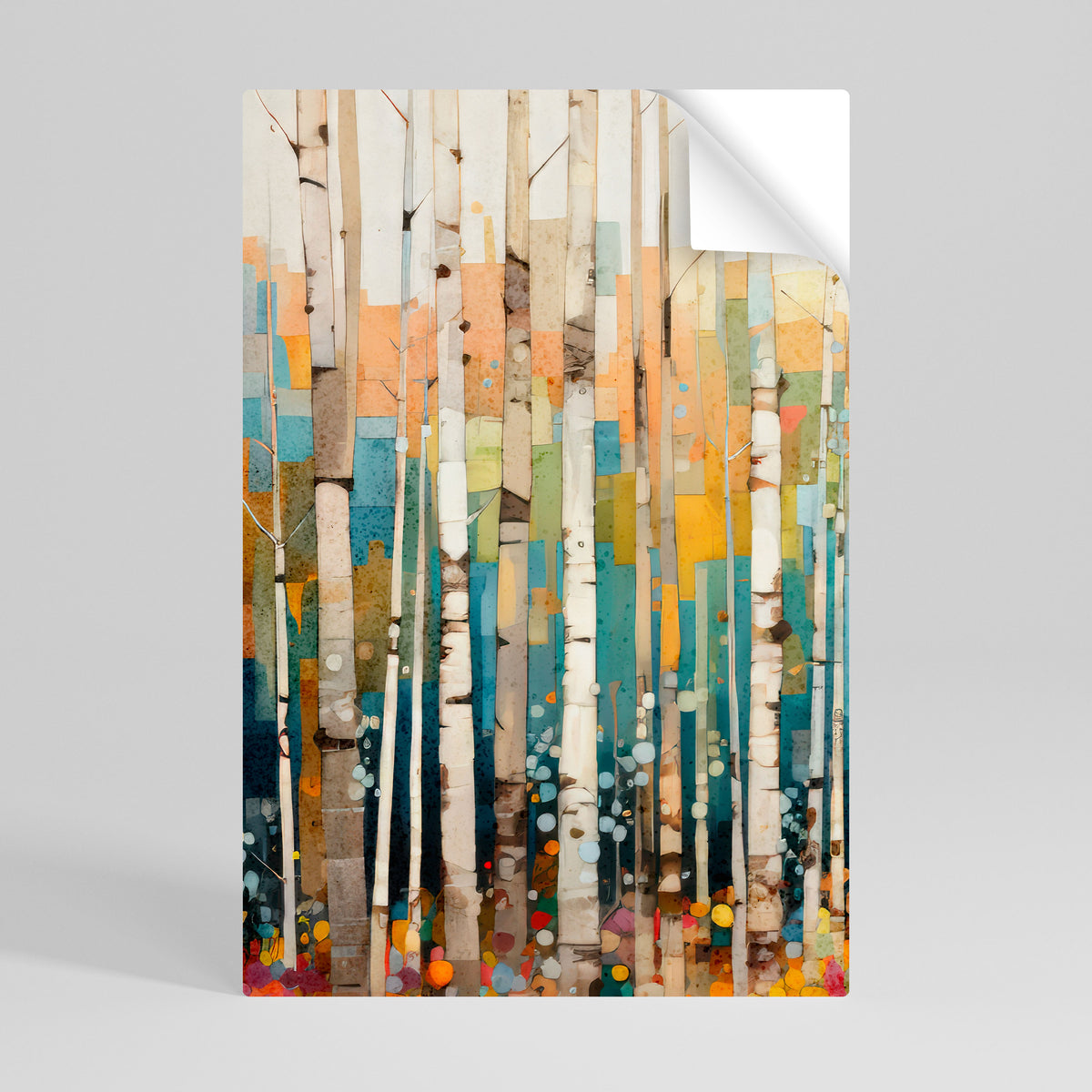 BIRCH KALEIDOSCOPE Svislý samolepicí plakát