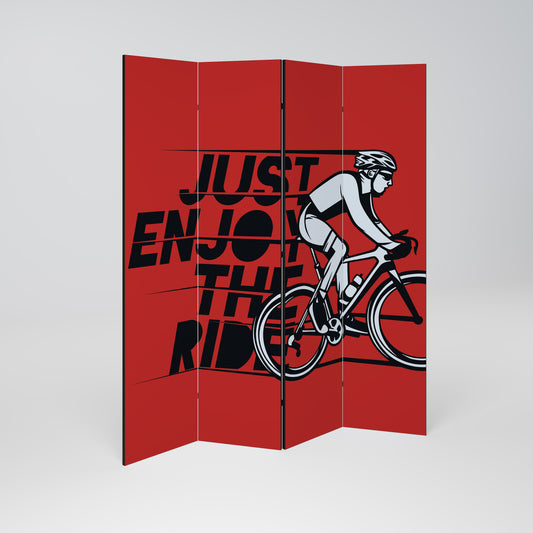 ENJOY THE RIDE 4dílný paraván