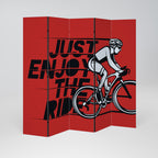 ENJOY THE RIDE 5dílný paraván