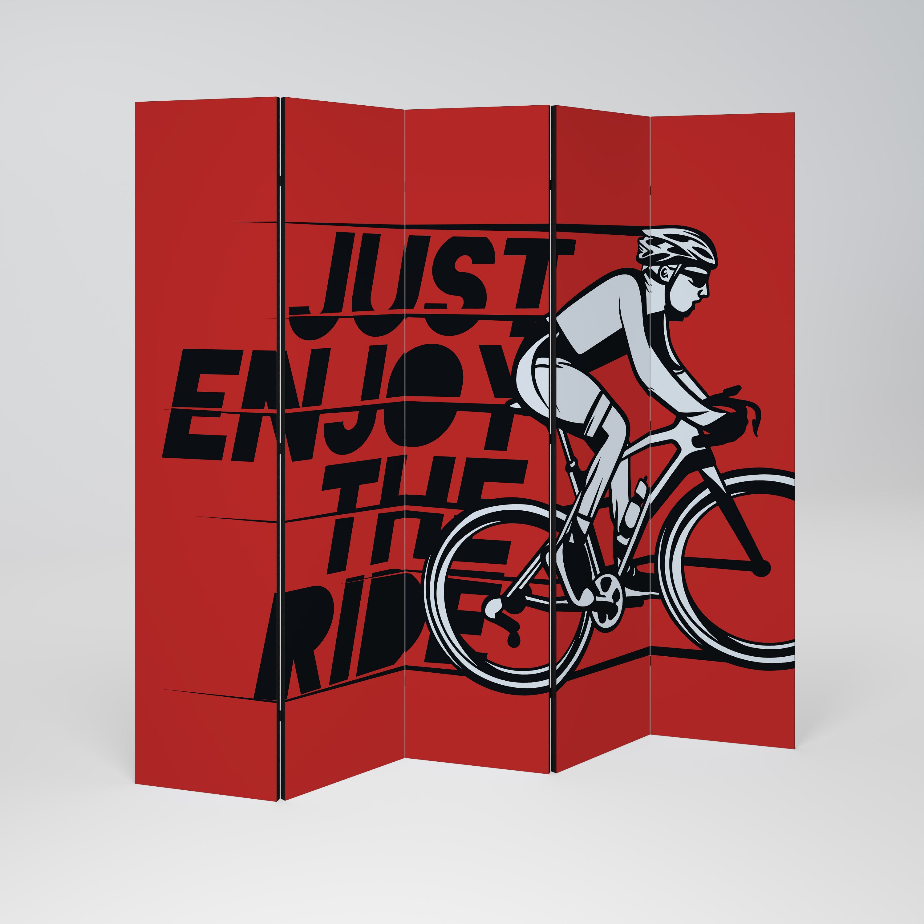 ENJOY THE RIDE 5dílný paraván