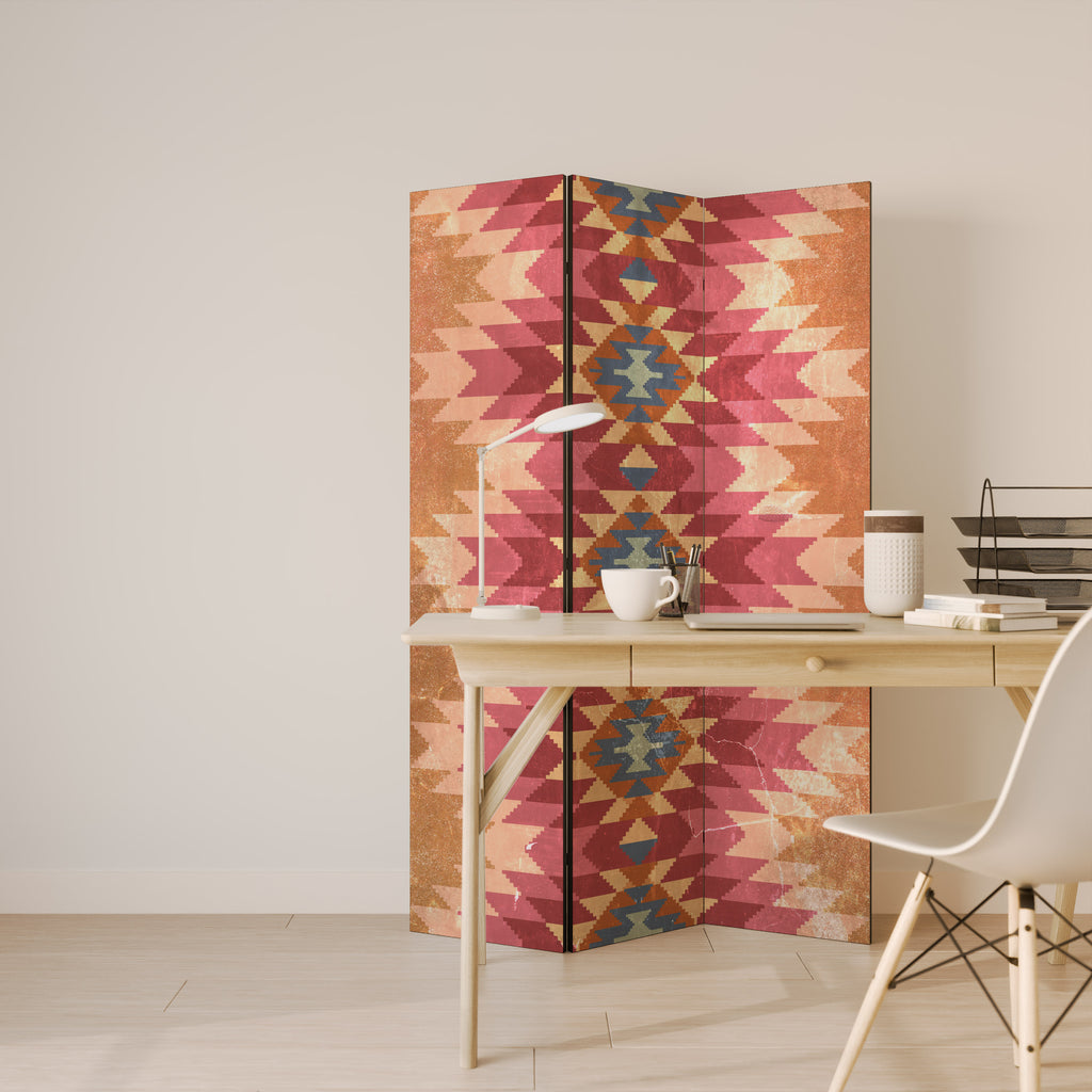 INDIAN FOLK 3-Panel Room Divider