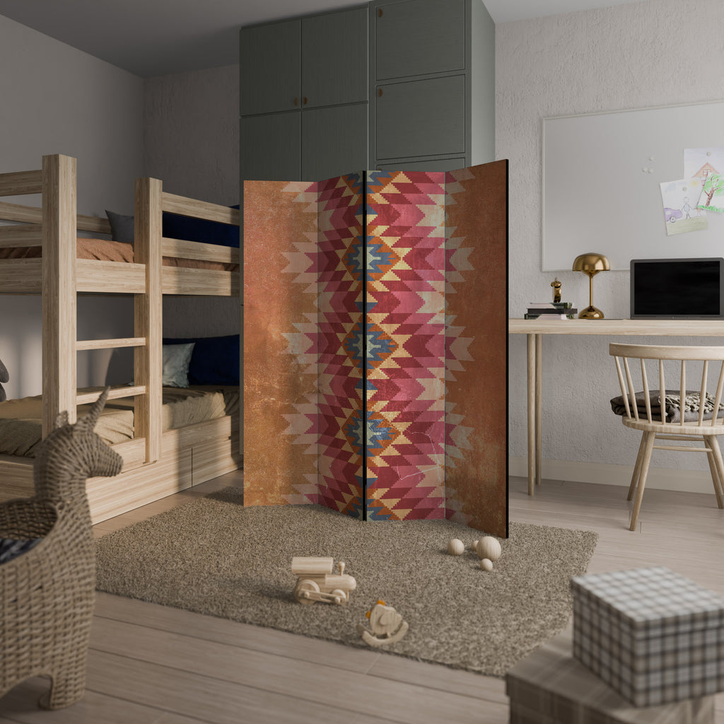 INDIAN FOLK 4-Panel Room Divider