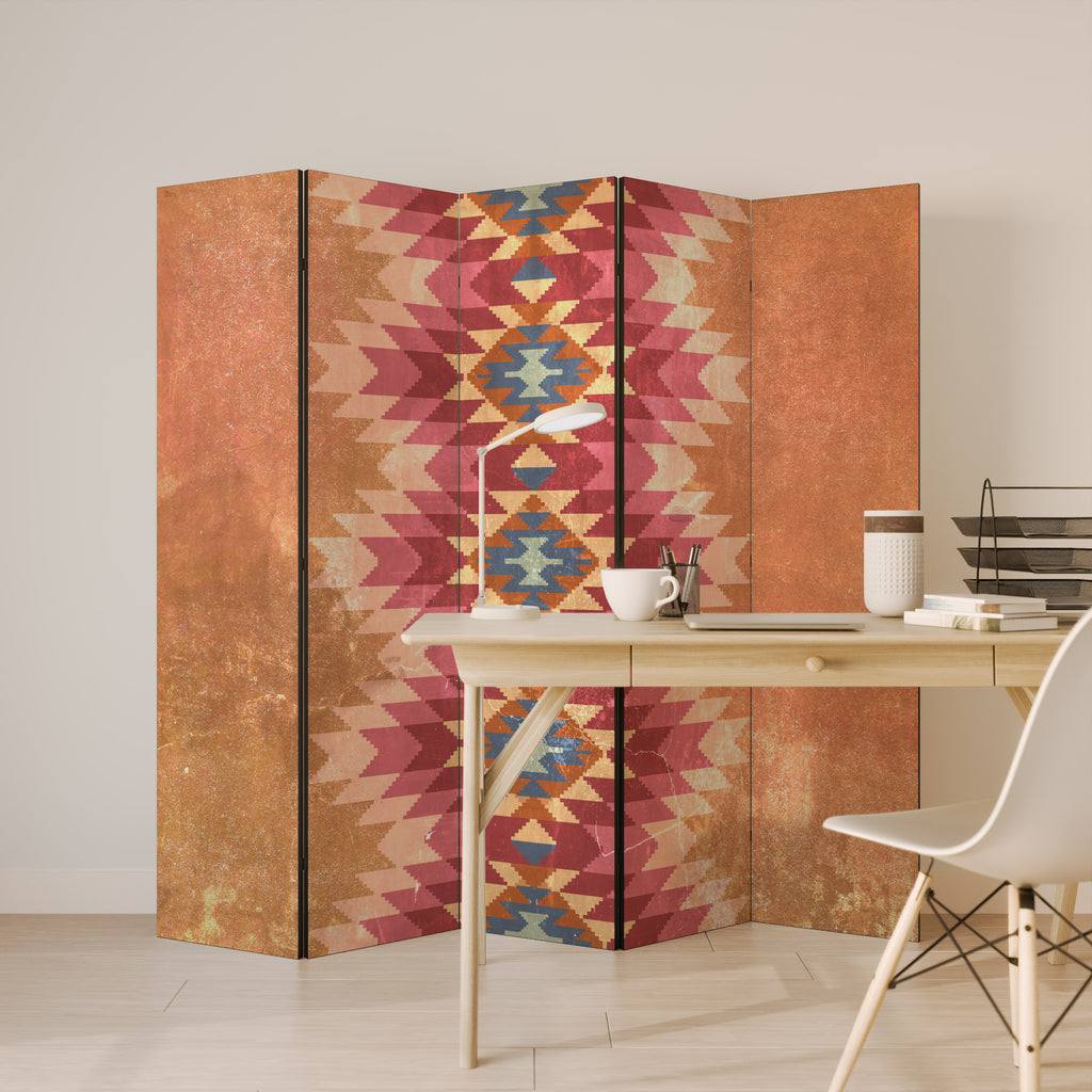 INDIAN FOLK 5-Panel Room Divider