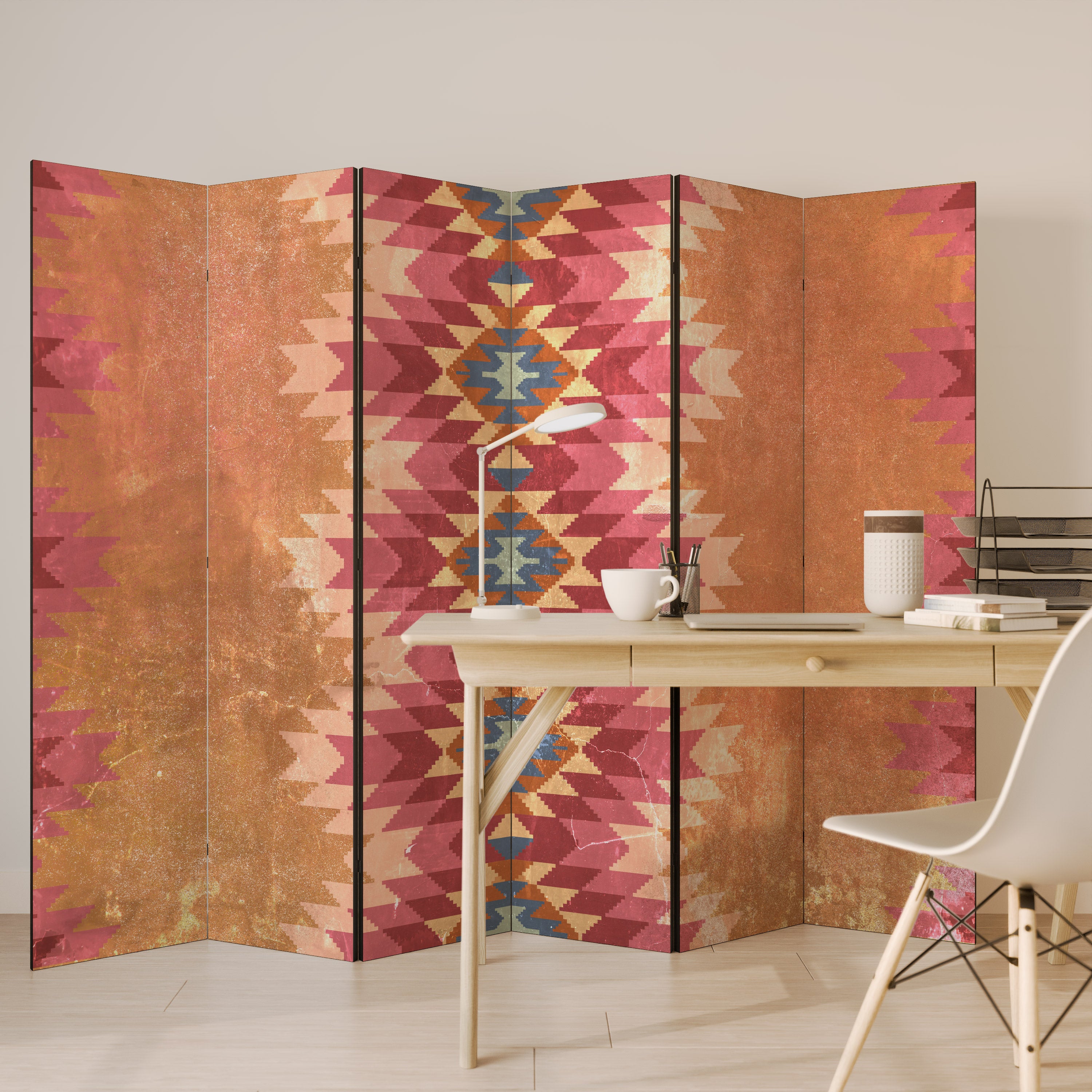 INDIAN FOLK 6-Panel Room Divider