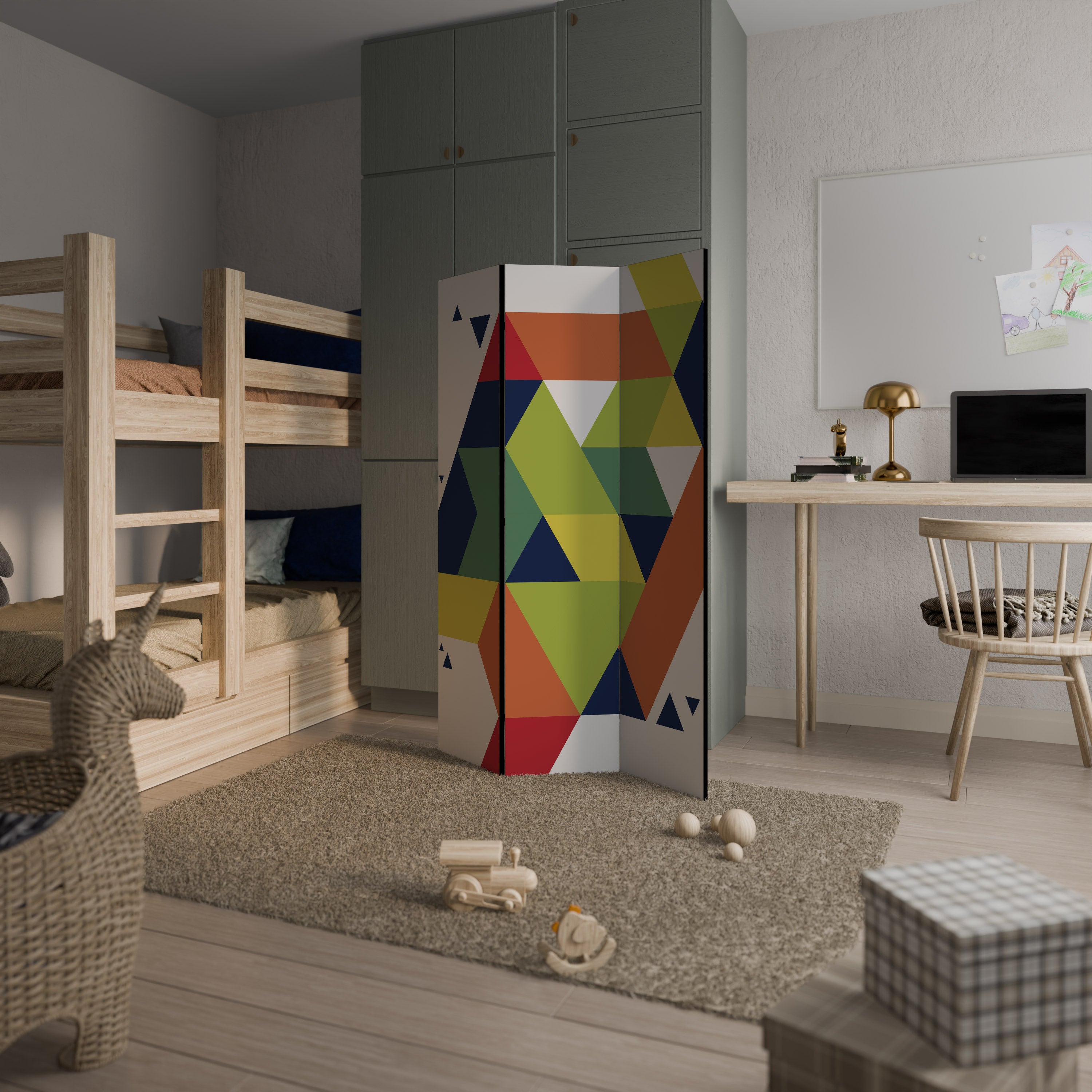 FUTURE SIGN 3-Panel Room Divider