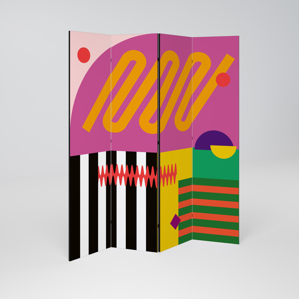 VIVID ART 4dílný paraván