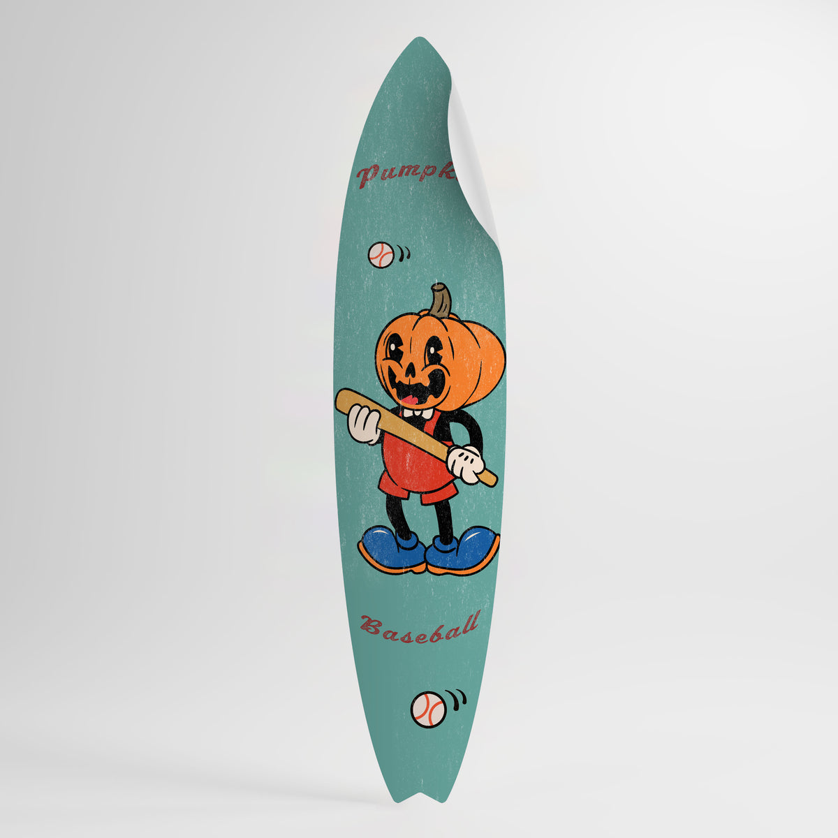 PUMPKIN BASEBALL Samolepka ve tvaru surfu