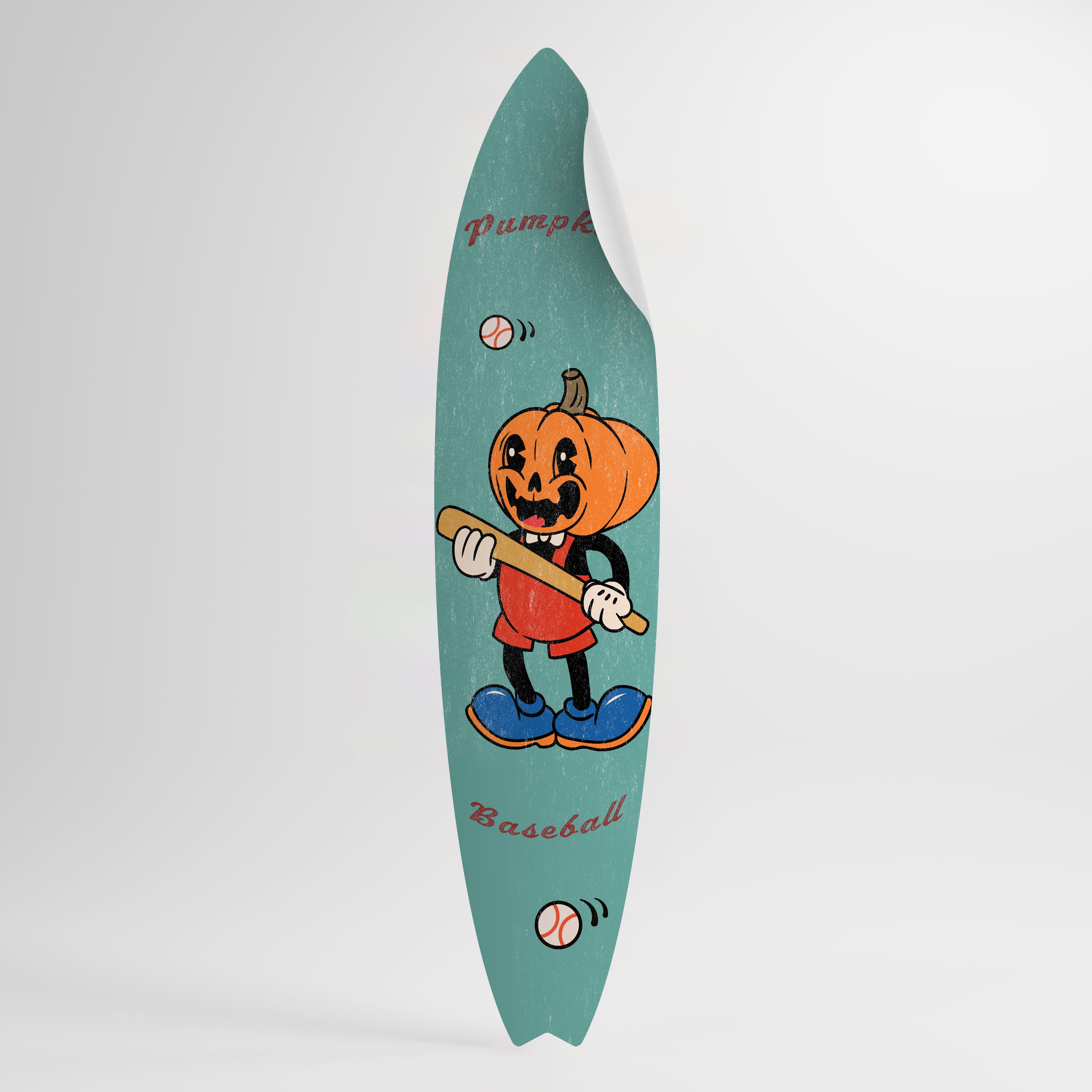 PUMPKIN BASEBALL Samolepka ve tvaru surfu