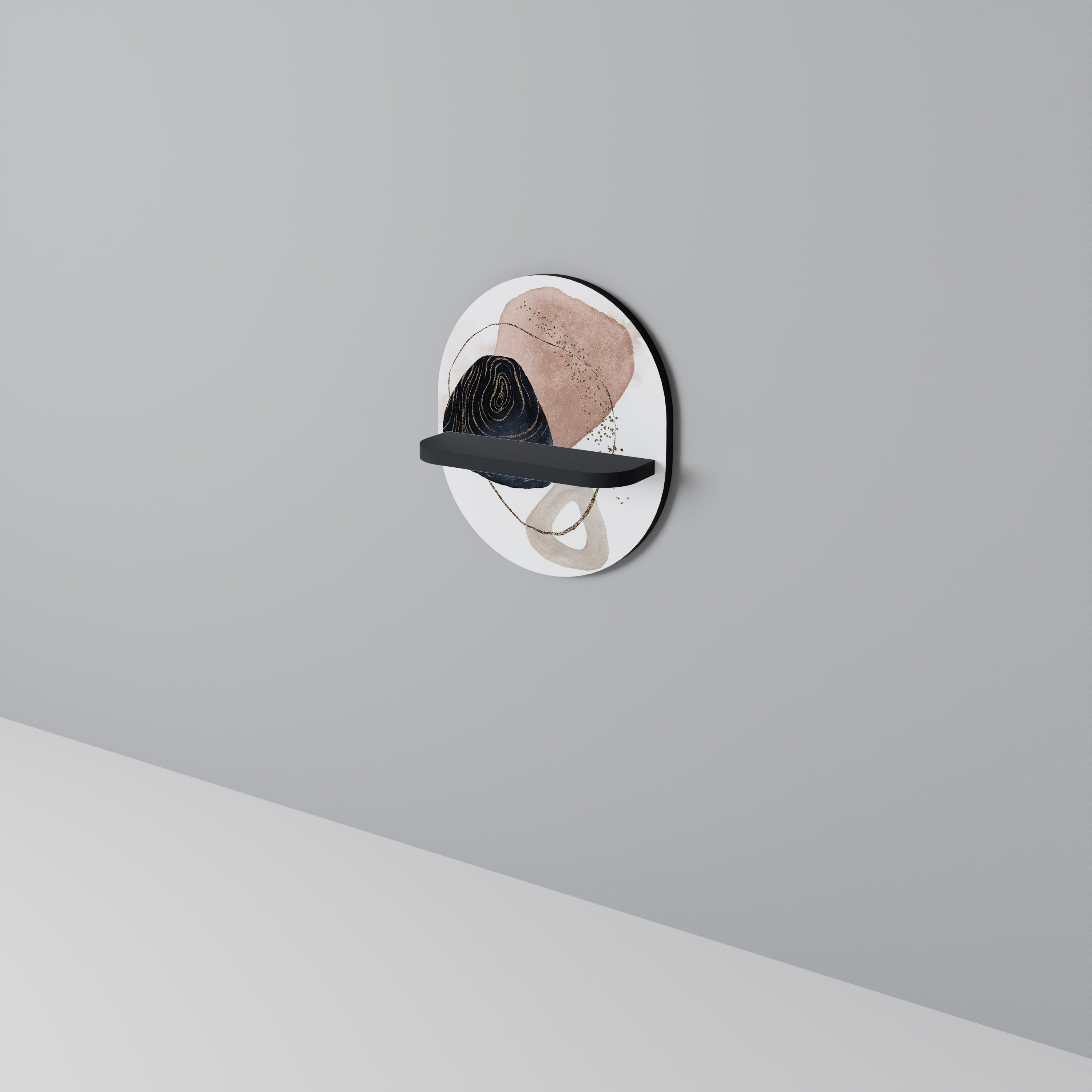 COLORFUL SHAPES Art Shelf