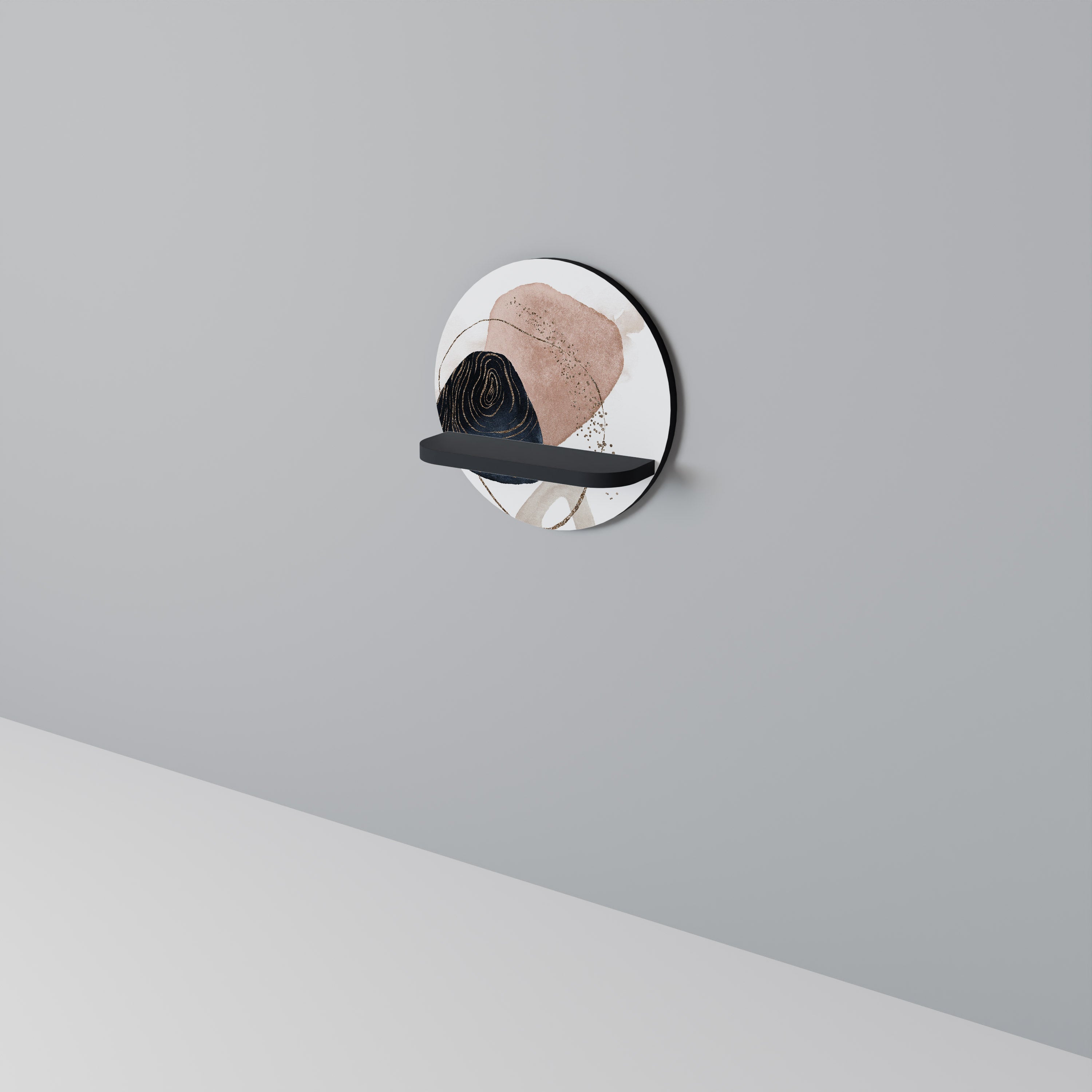 COLORFUL SHAPES Art Shelf