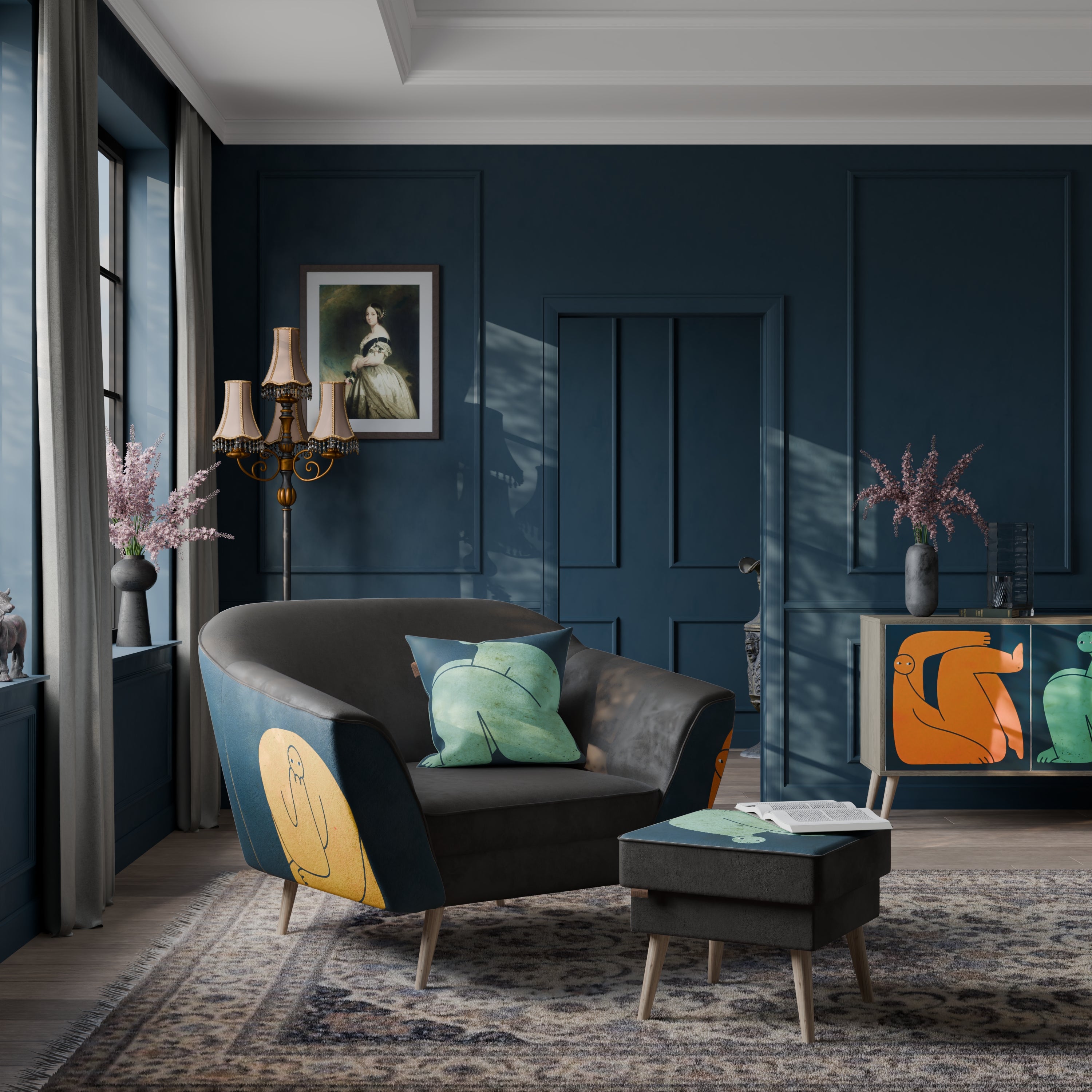 TOGETHER BUT SEPARATELY AURORA Armchair