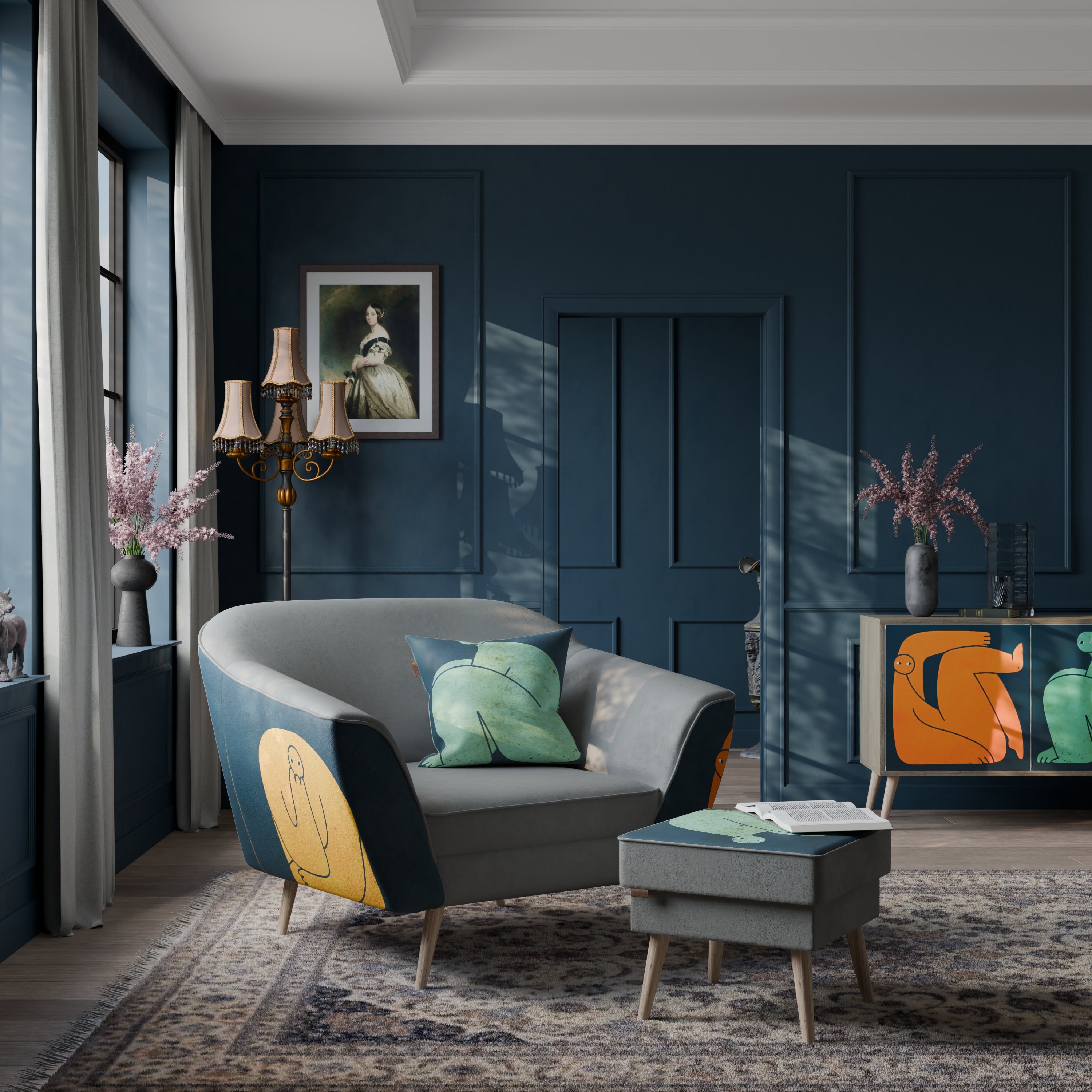 TOGETHER BUT SEPARATELY AURORA Armchair